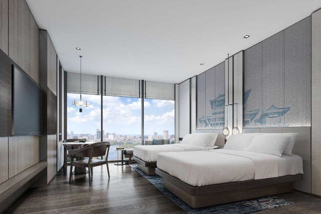 Guest Room, Twin Beds, East Lake View