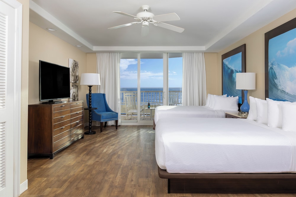 Studio, Suite, 2 Queen Beds, Beach Front, Palm Tower, High Floor