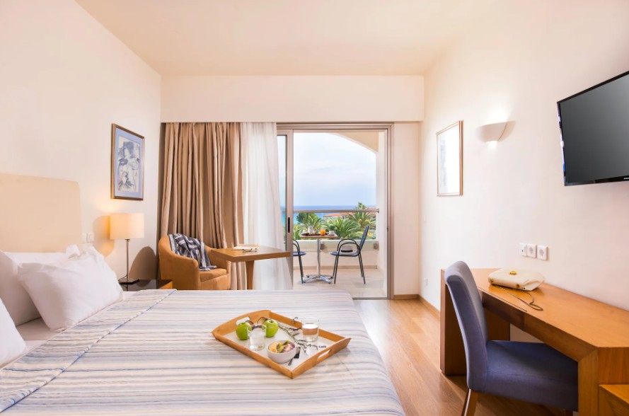 ROOM, DOUBLE BED, PANORAMIC SEA VIEW