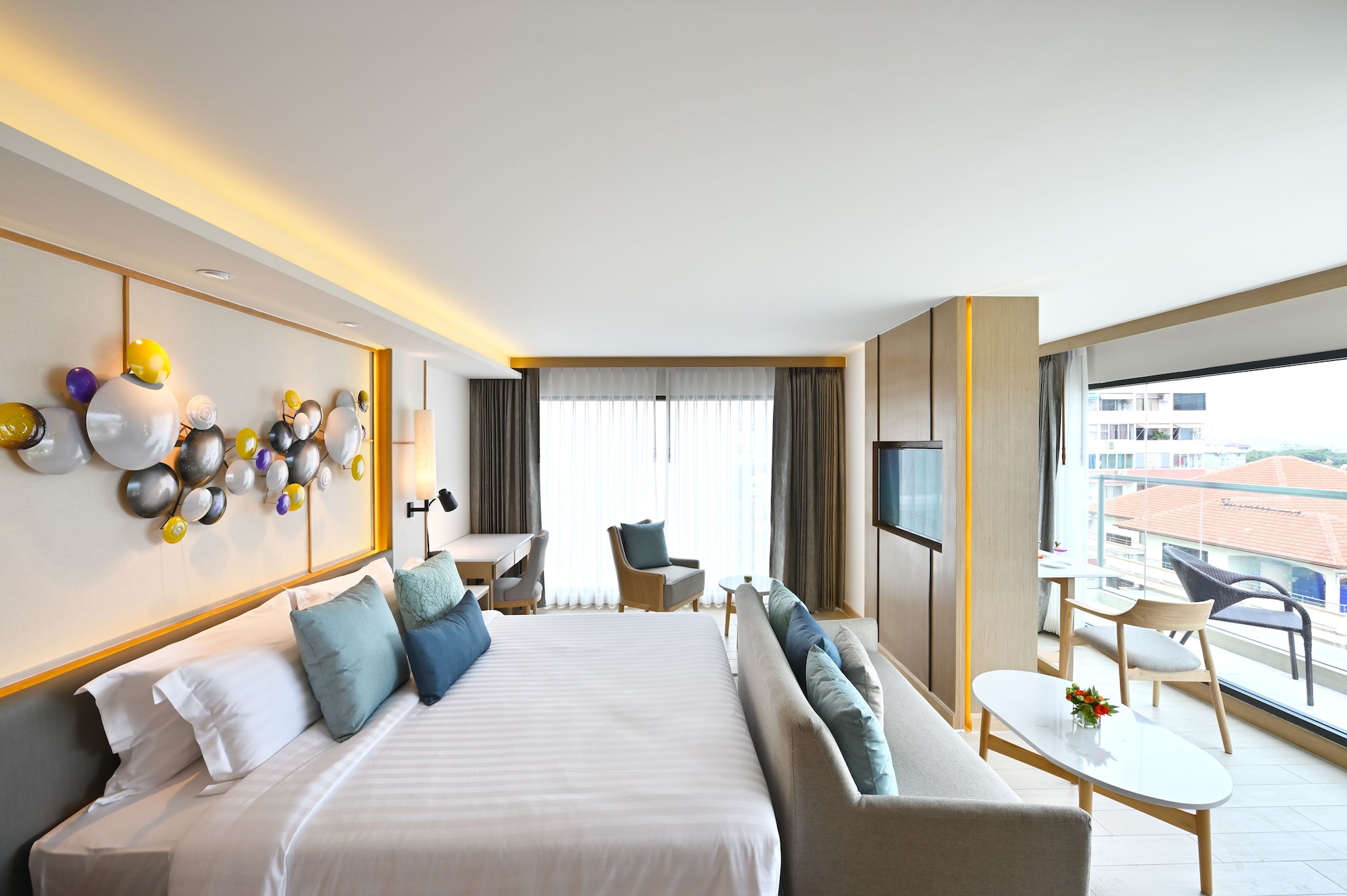 جناح ملكي بسرير مزدوج، M Pattaya Hotel 2/10