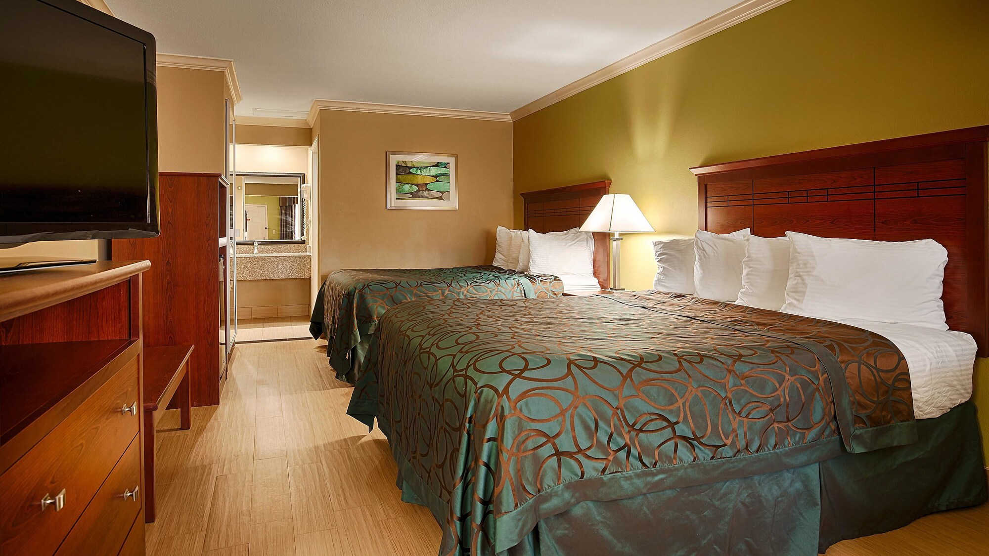 غرفة قياسية بسريرين كوين لذوي الإعاقة، Best Western Paradise Inn 3/7