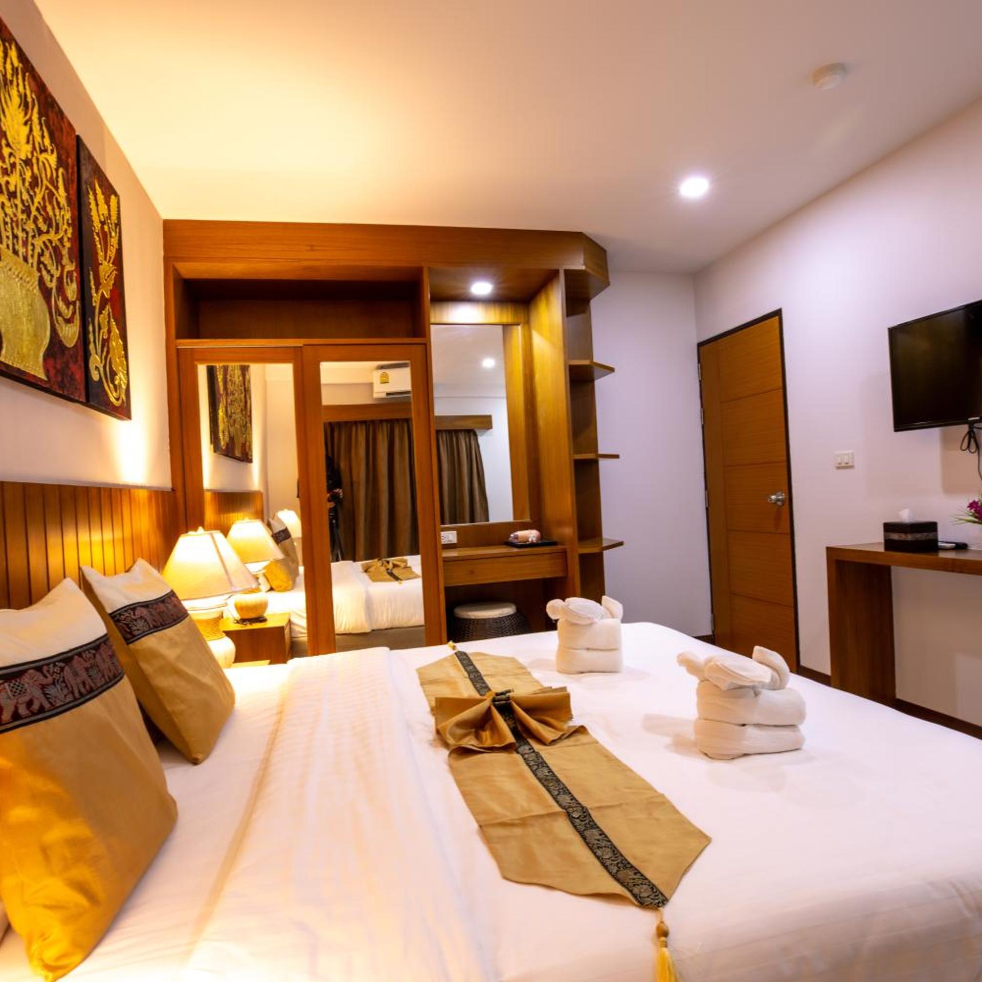 جناح بسرير كينج، Huen Jao Ban Hotel 8/10