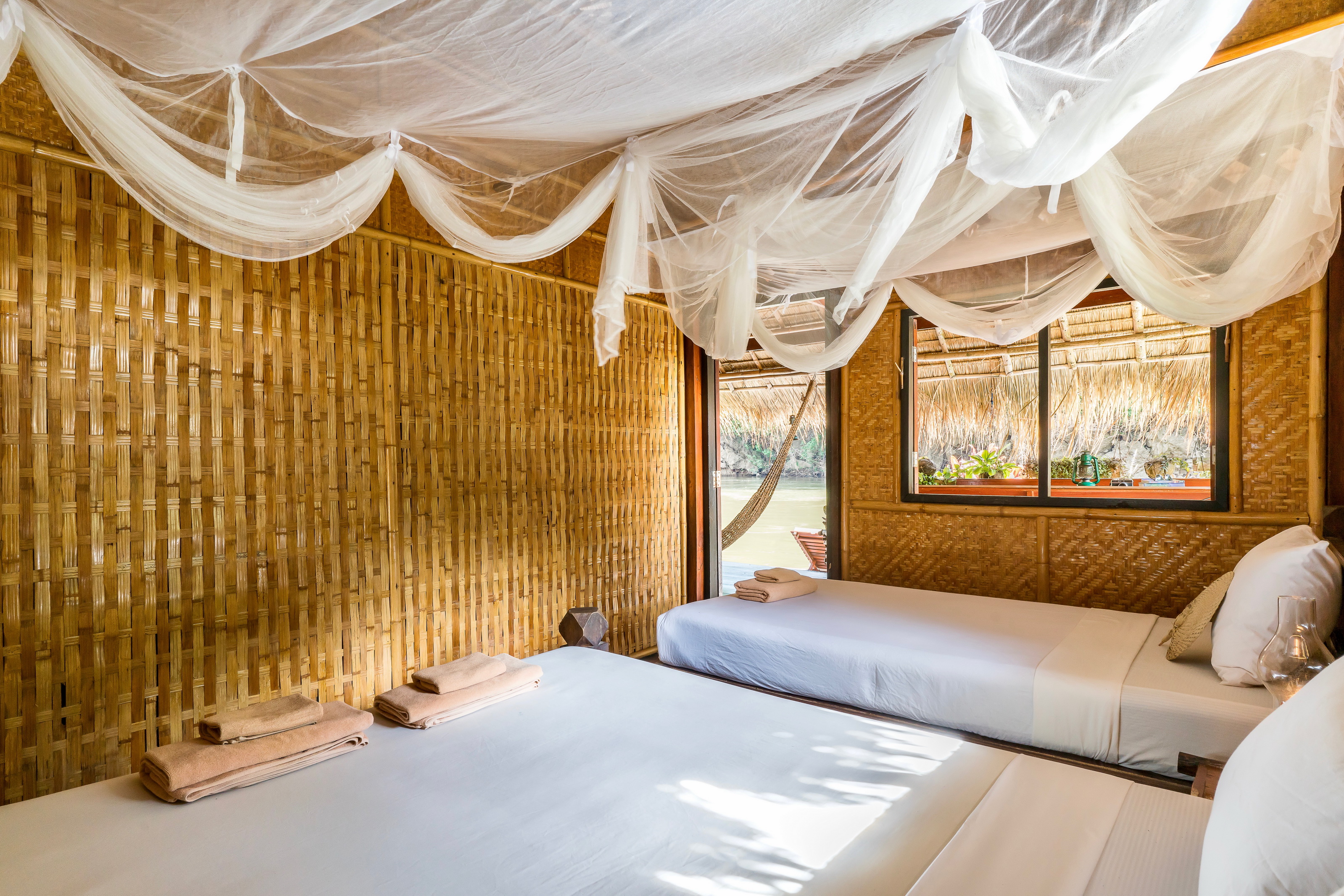 غرفة قياسية بسريرين منفصلين، River Kwai Jungle Rafts 2/2