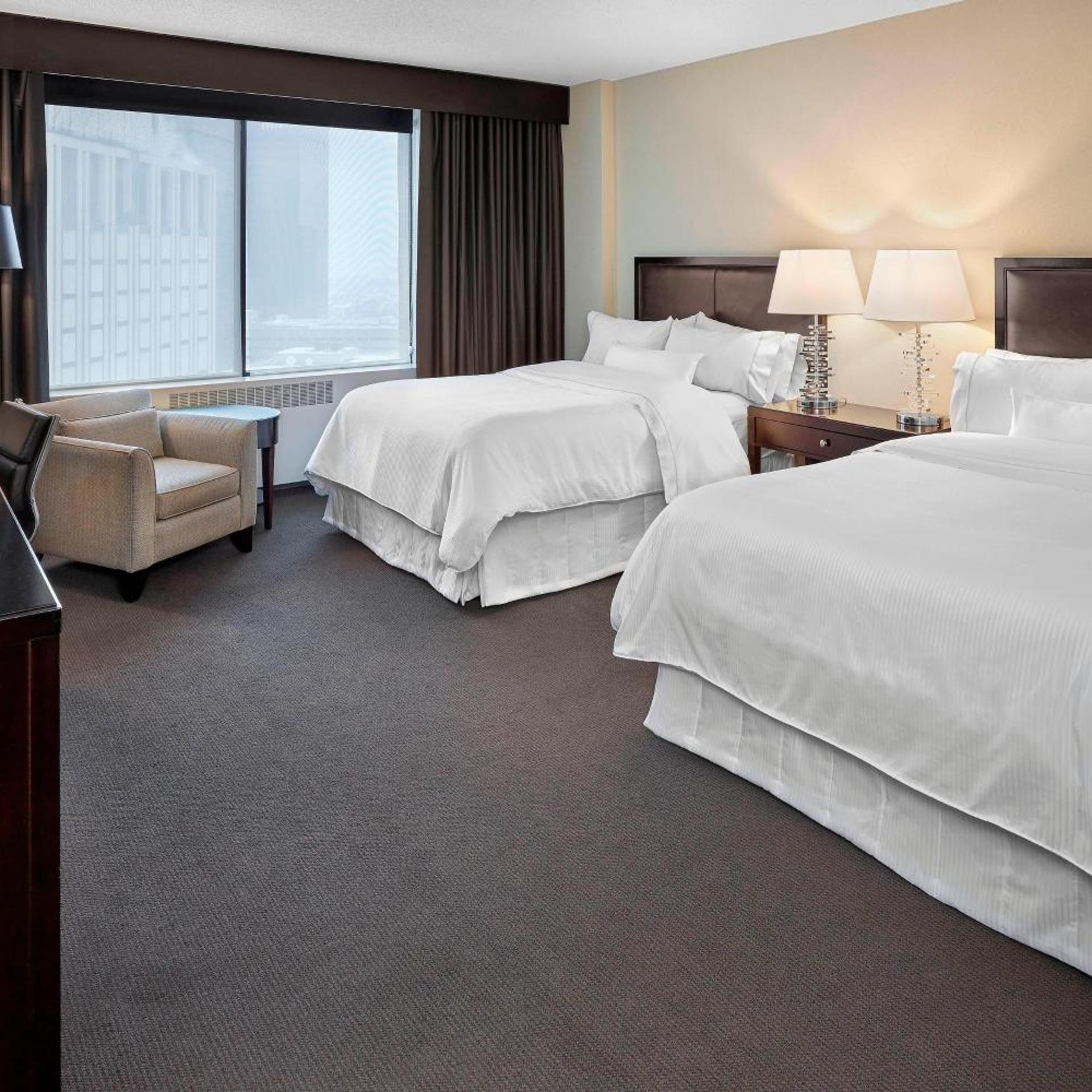 Guest Room, Traditional, 2 Double Beds, City View, Main Building