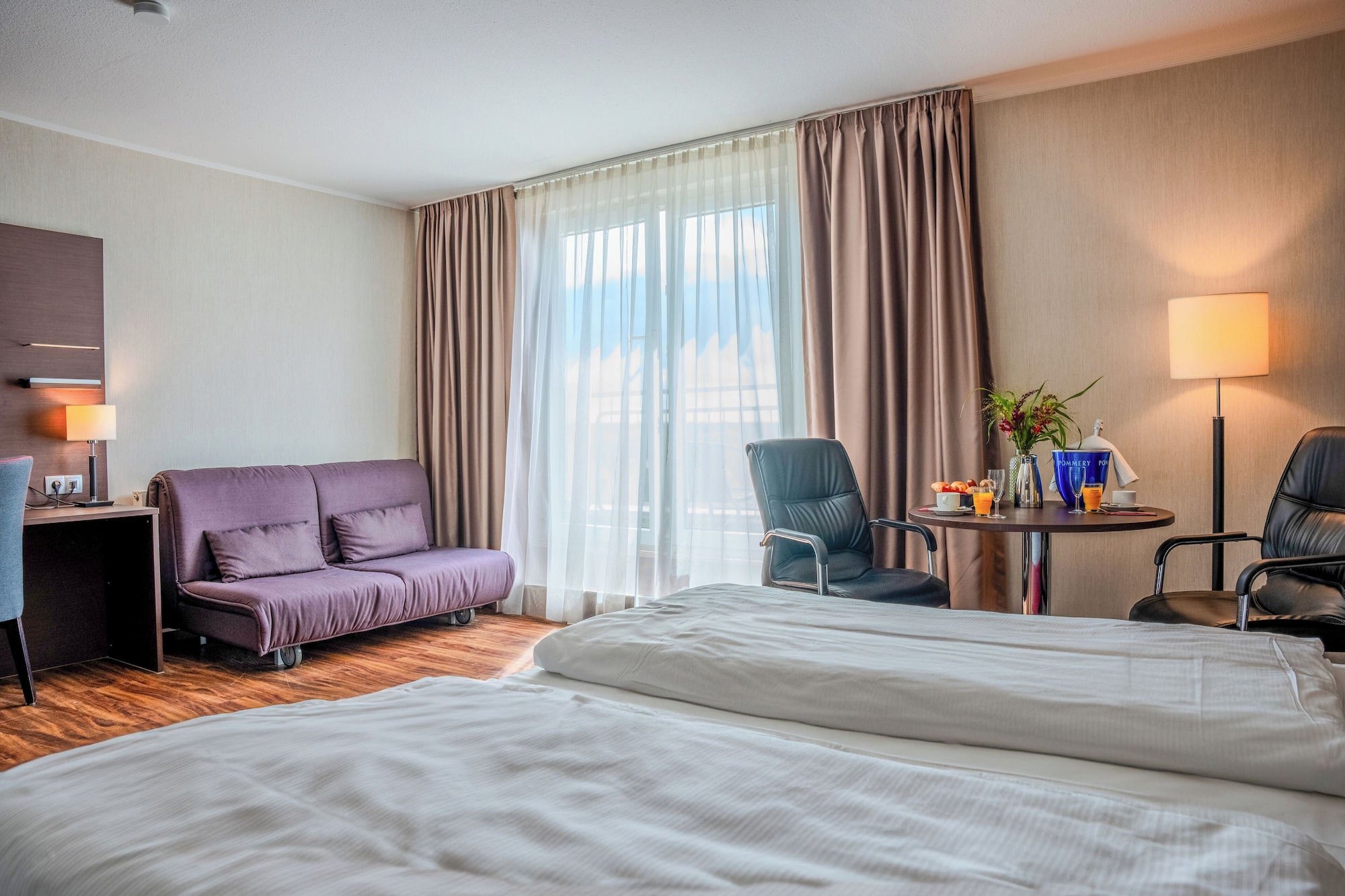 جناح استوديو بسرير كينج بشرفة، Airways Hotel Frankfurt Airport West 4/5