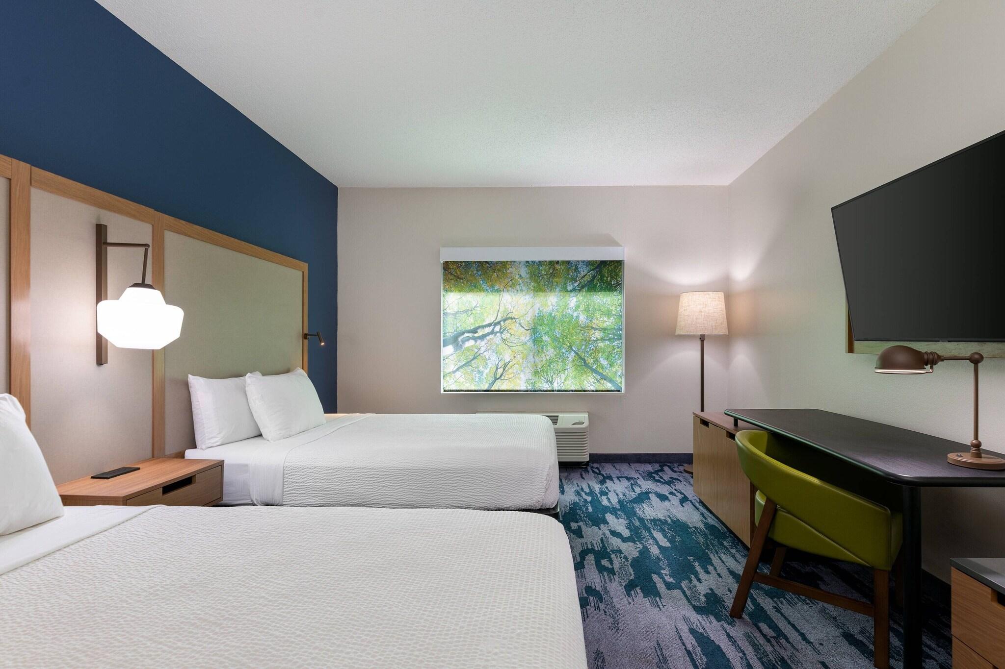 Studio, 2 Queen Beds, Fairfield Inn & Suites By Marriott Atlanta Stonecrest 3/8