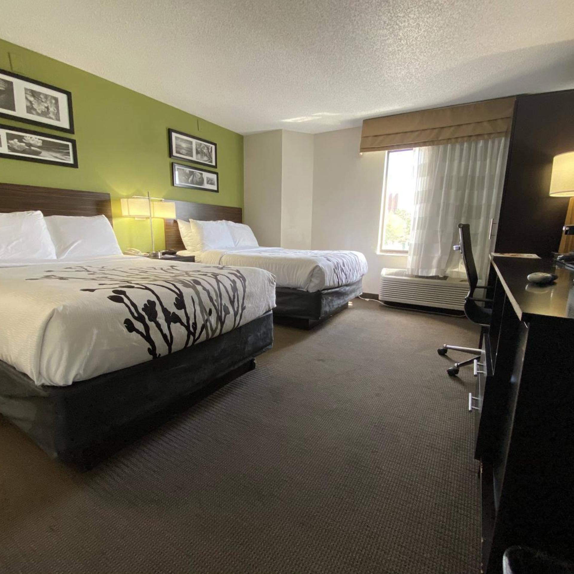 غرفة قياسية بسريرين مزدوجين، Sleep Inn Atlanta Airport 3/7