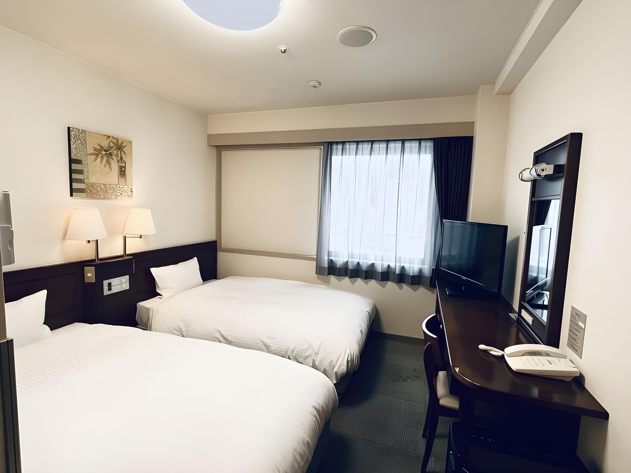 Compact, Twin Beds, Route-Inn Grantia Akita Spa Resort 2/2