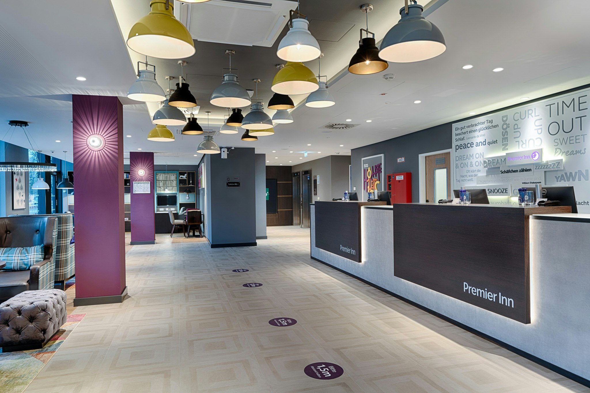 Lobby at Premier Inn Berlin City Wilmersdorf, BERLIN