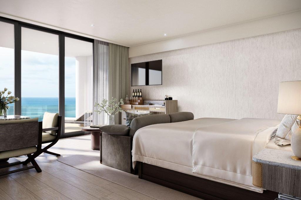 Suite, King Bed, Ocean View, Sofa, Balcony