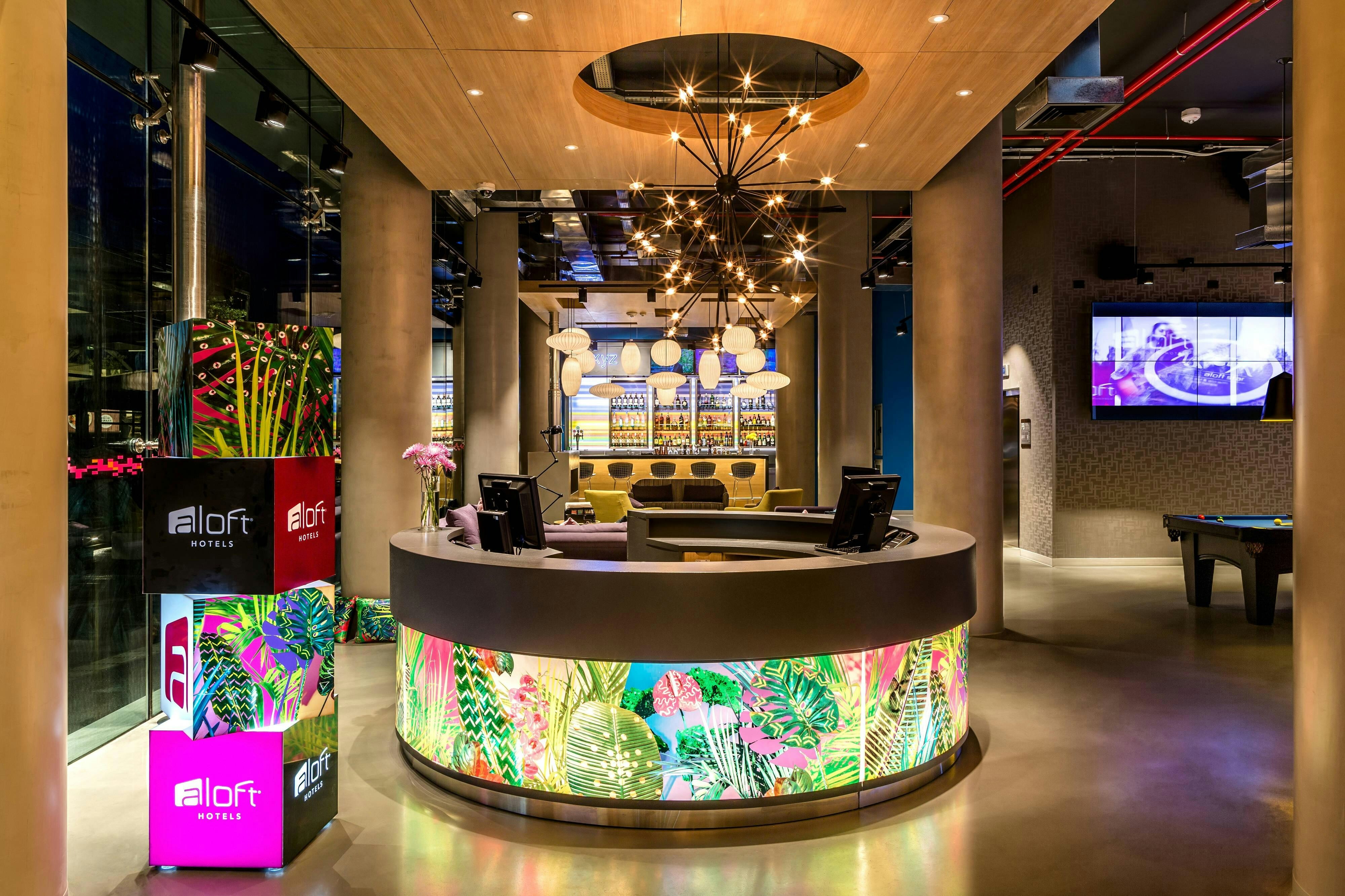 Lobby at Aloft Montevideo Hotel, MONTEVIDEO