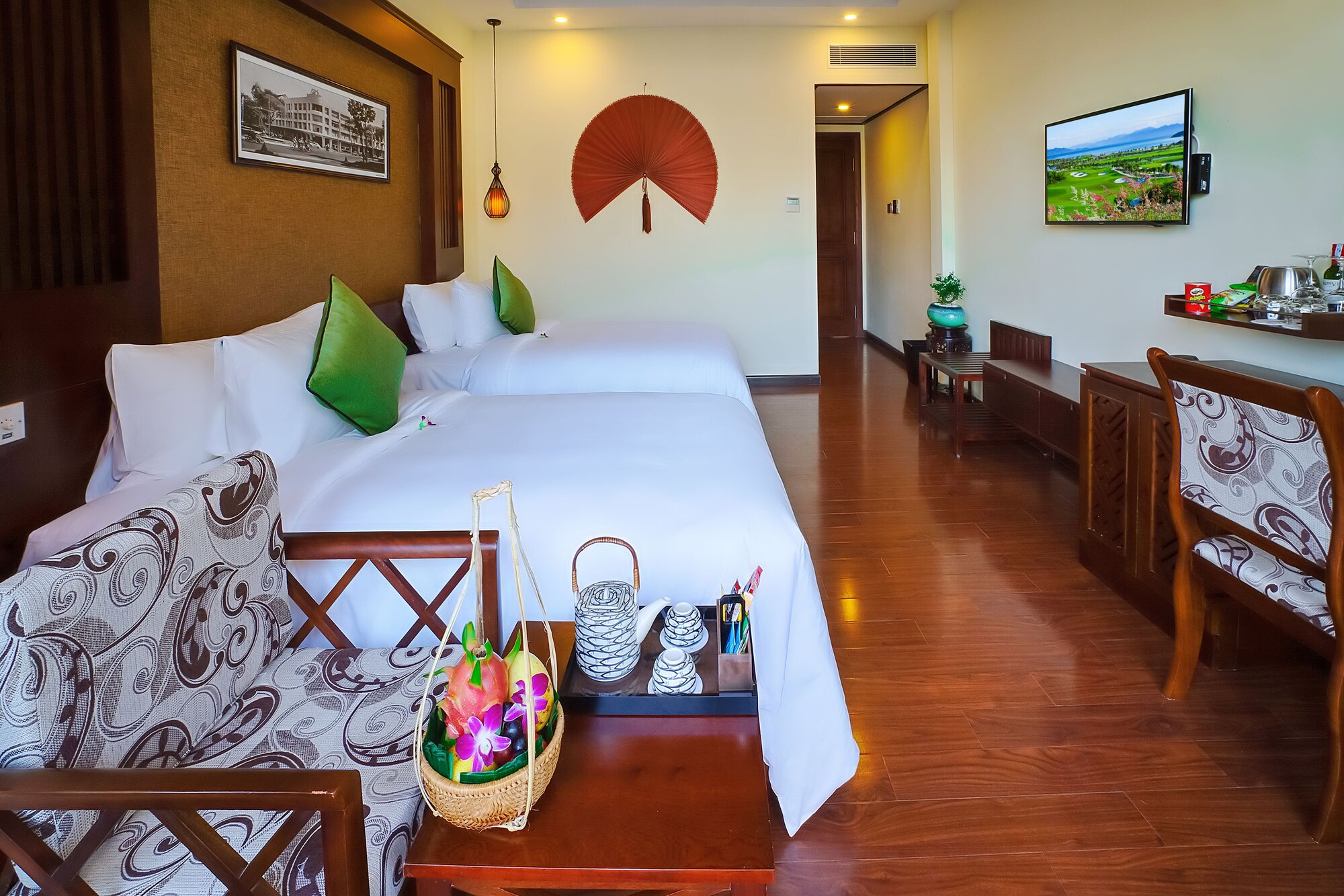 غرفة سوبيريور مزدوجة بسريرين منفصلين بإطلالة على الحديقة، Koi Resort Spa Hoi An 5/10