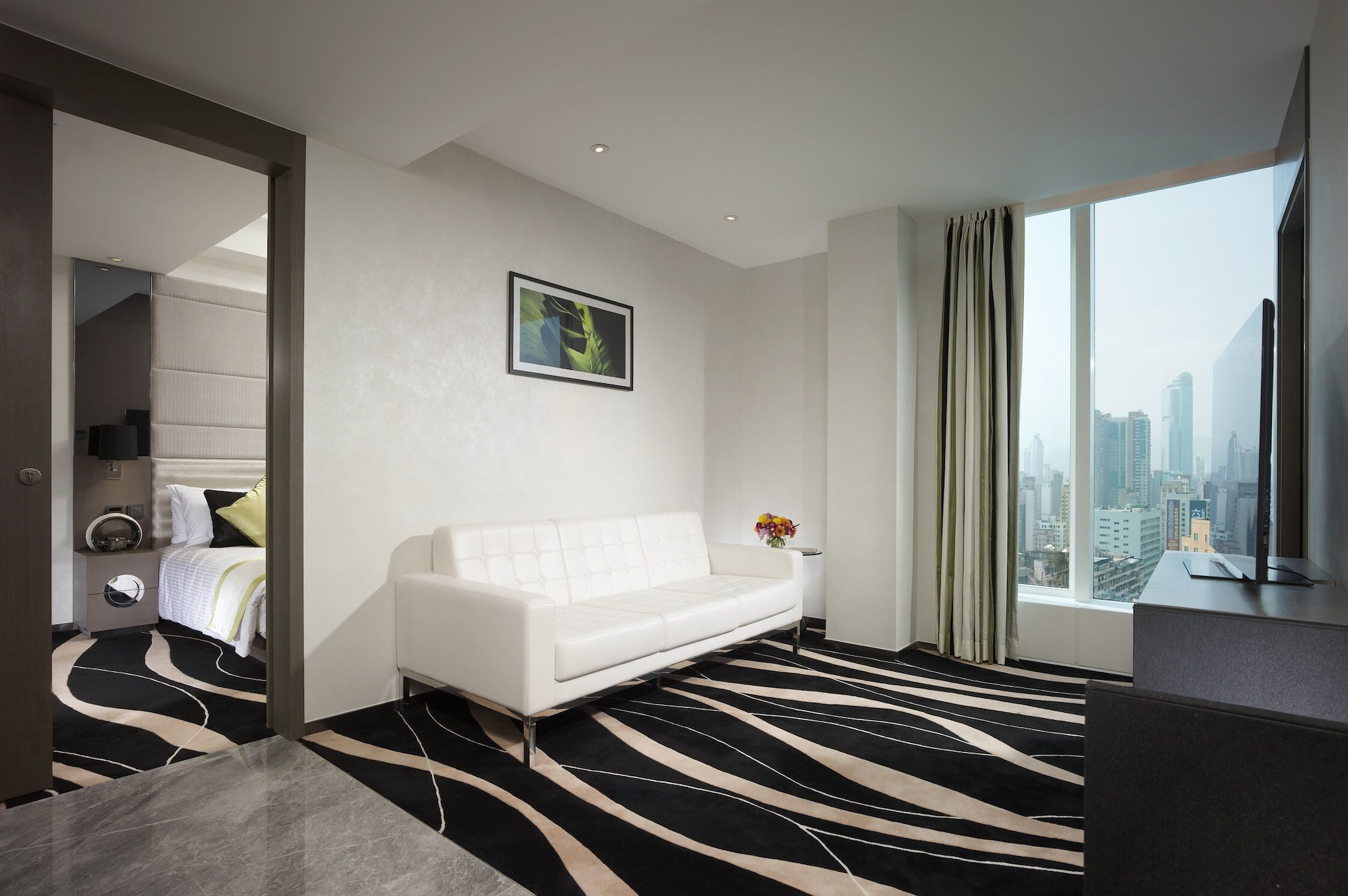 جناح بسرير كينج وسرير فردي بغرفتي نوم، Hotel Madera Hong Kong 2/5