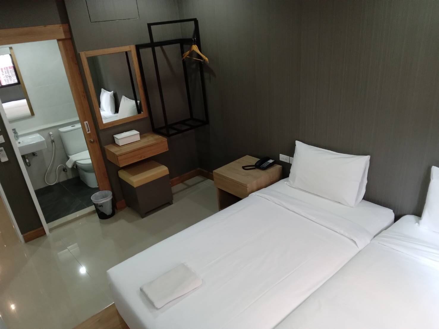 غرفة ديلوكس بسريرين منفصلين، Collection O Pratunam 19 Hotel 4/10
