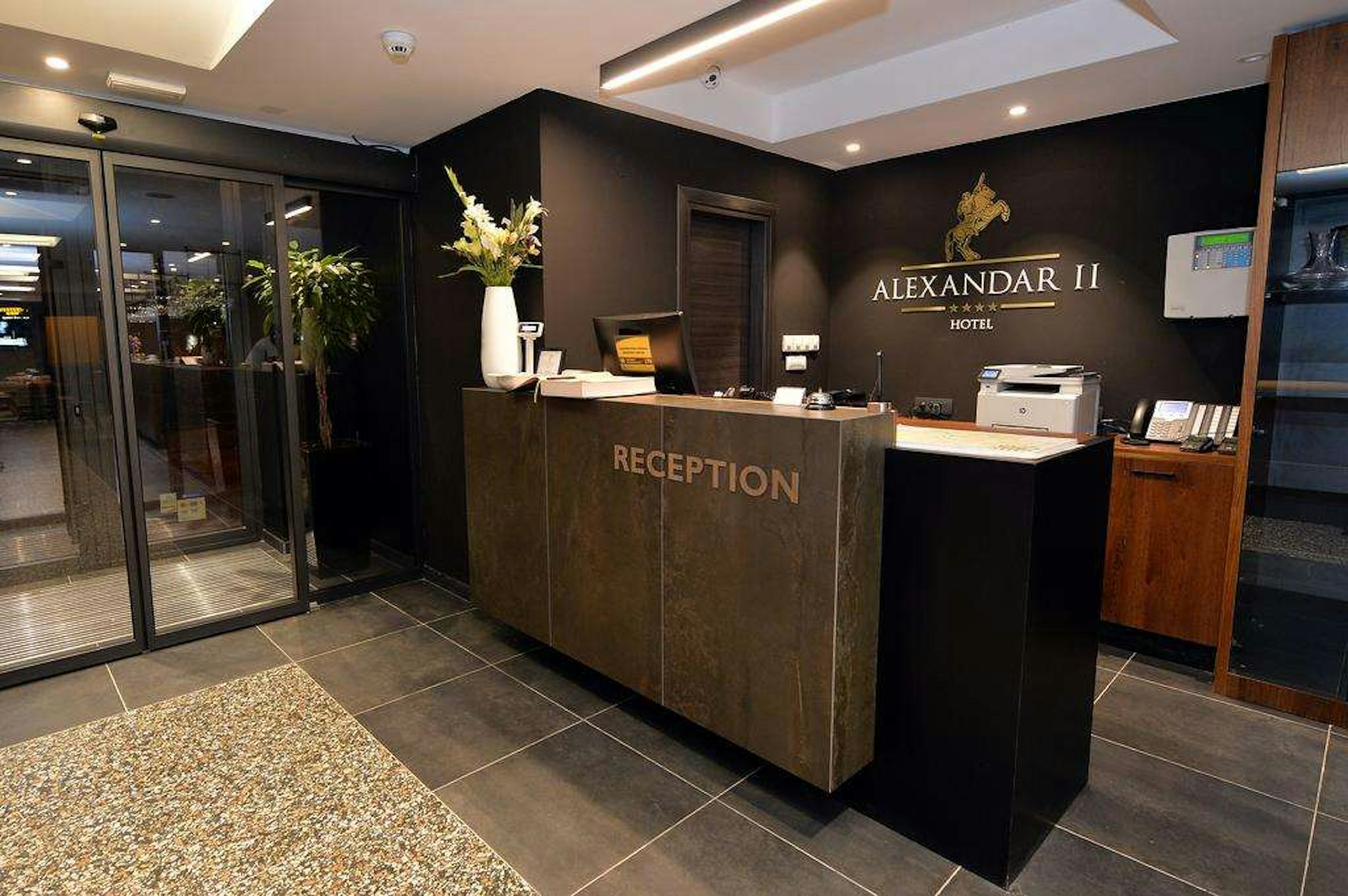 Lobby at ALEXANDAR II HOTEL, SKOPJE