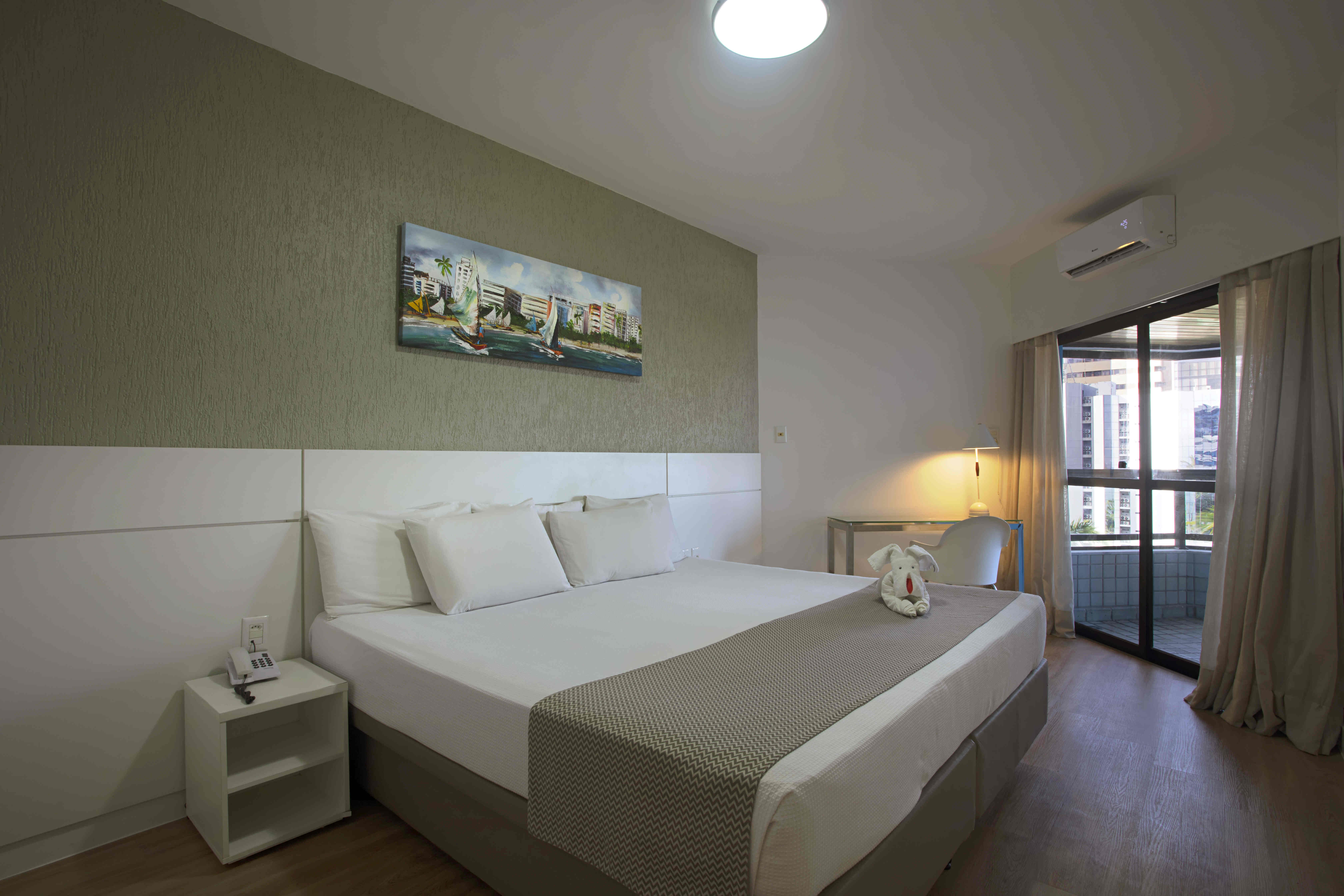 Room, Double Bed, Side View
