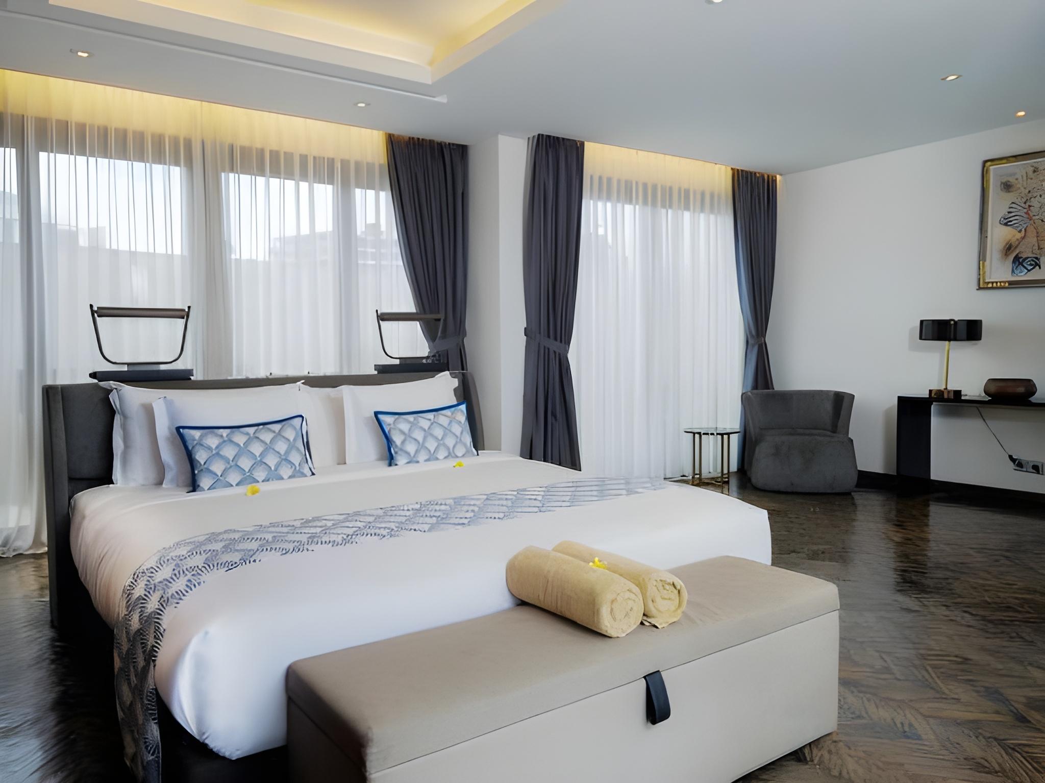غرفة بإطلالة على البحر بغرفة نوم واحدة، Prasana By Arjani Resort 2/4
