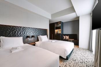 Standard, 2 Double Beds, Electronic Cigarette Only