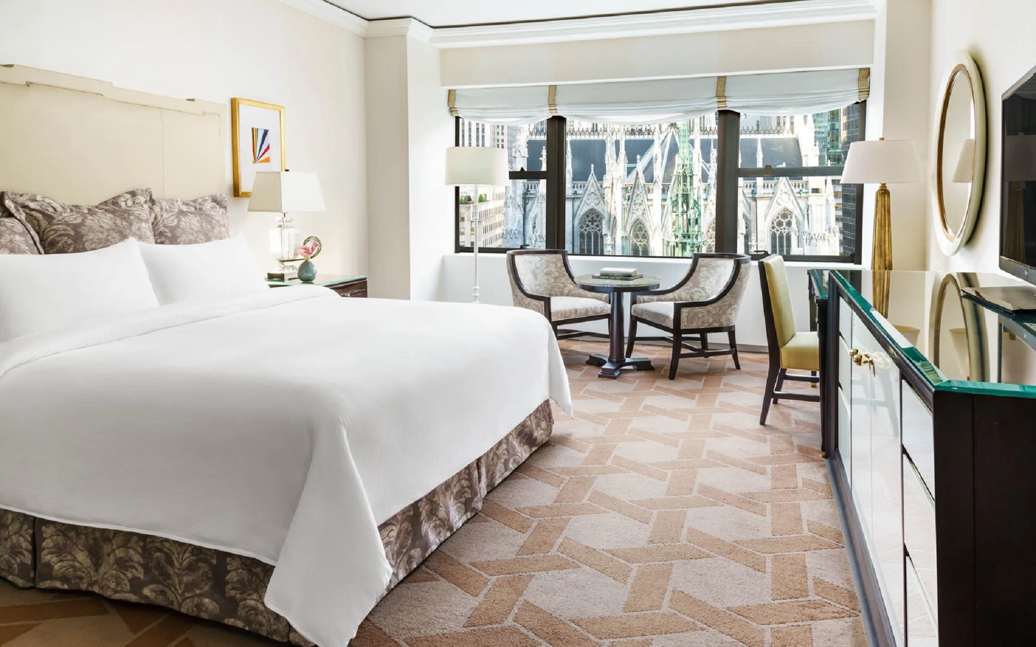 Cathedral, King Bed, with View