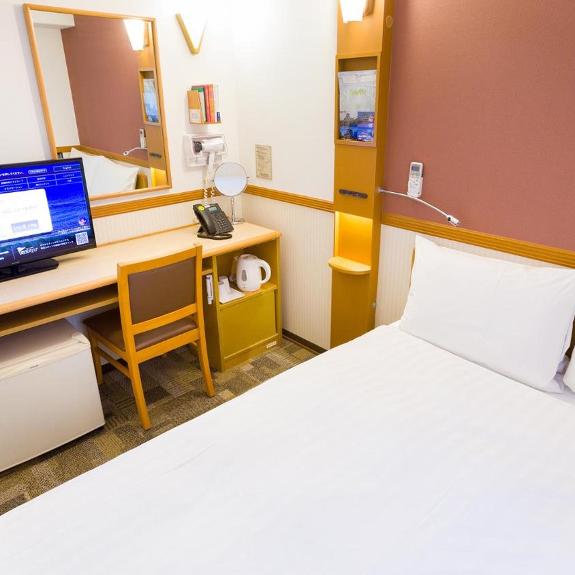 غرفة بسرير مزدوج، Toyoko Inn Nagoya Owari Ichinomiya Ekimae 9/10