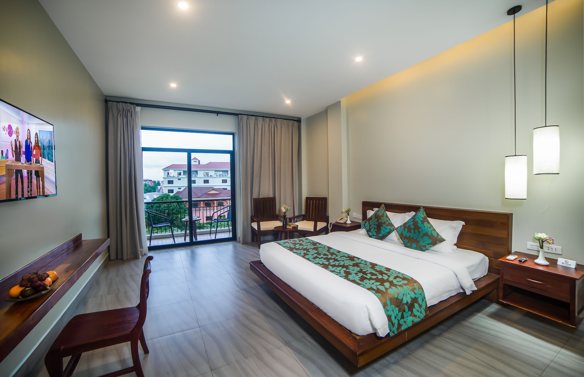 غرفة بريميير ديلوكس بسرير كينج، Bayon Modern Residence 2/6
