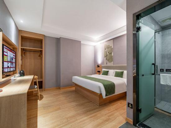 غرفة بسرير كوين، GREENTREE INN ZHEJIANG SHAOXING SHANGYU DISTRICT HIGH-SPEED RAIL STATION BUSINESS HOTEL 2/2