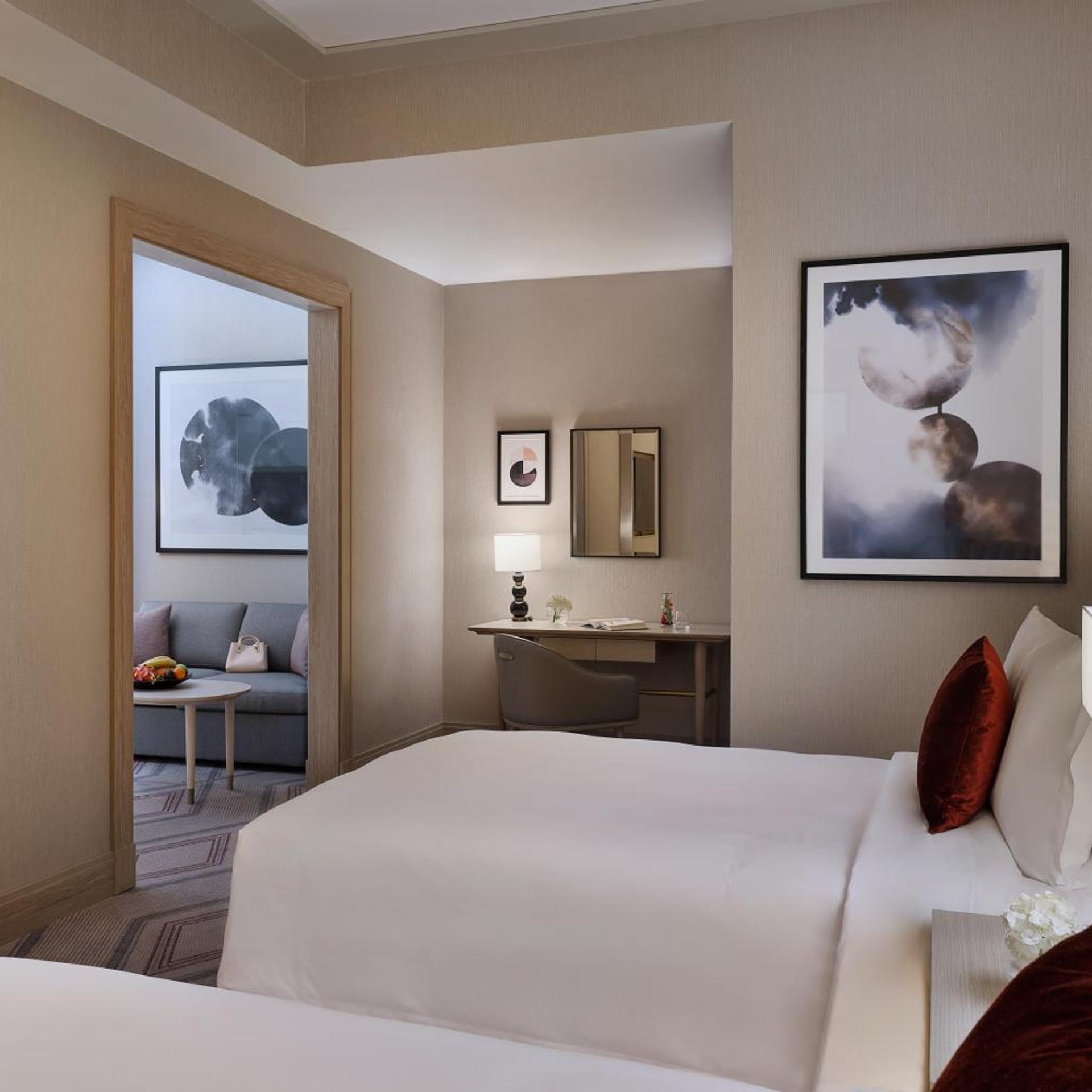 Tower, East, Junior Suite, Single Bed, Partial Haram View