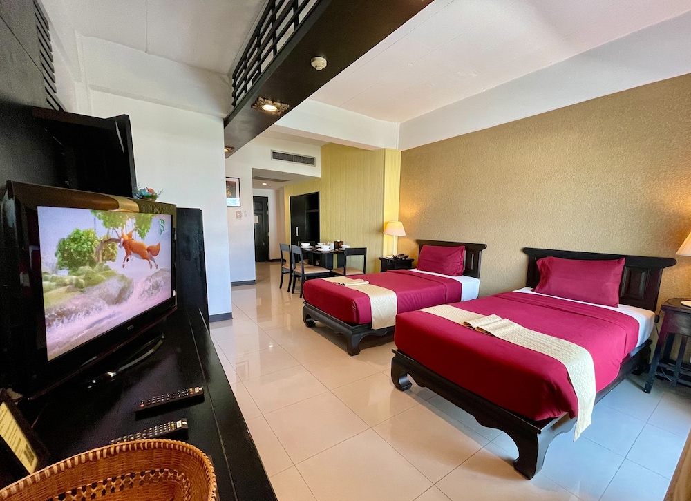 غرفة عائلية بسريرين منفصلين، Siam Piman Hotel 5/10