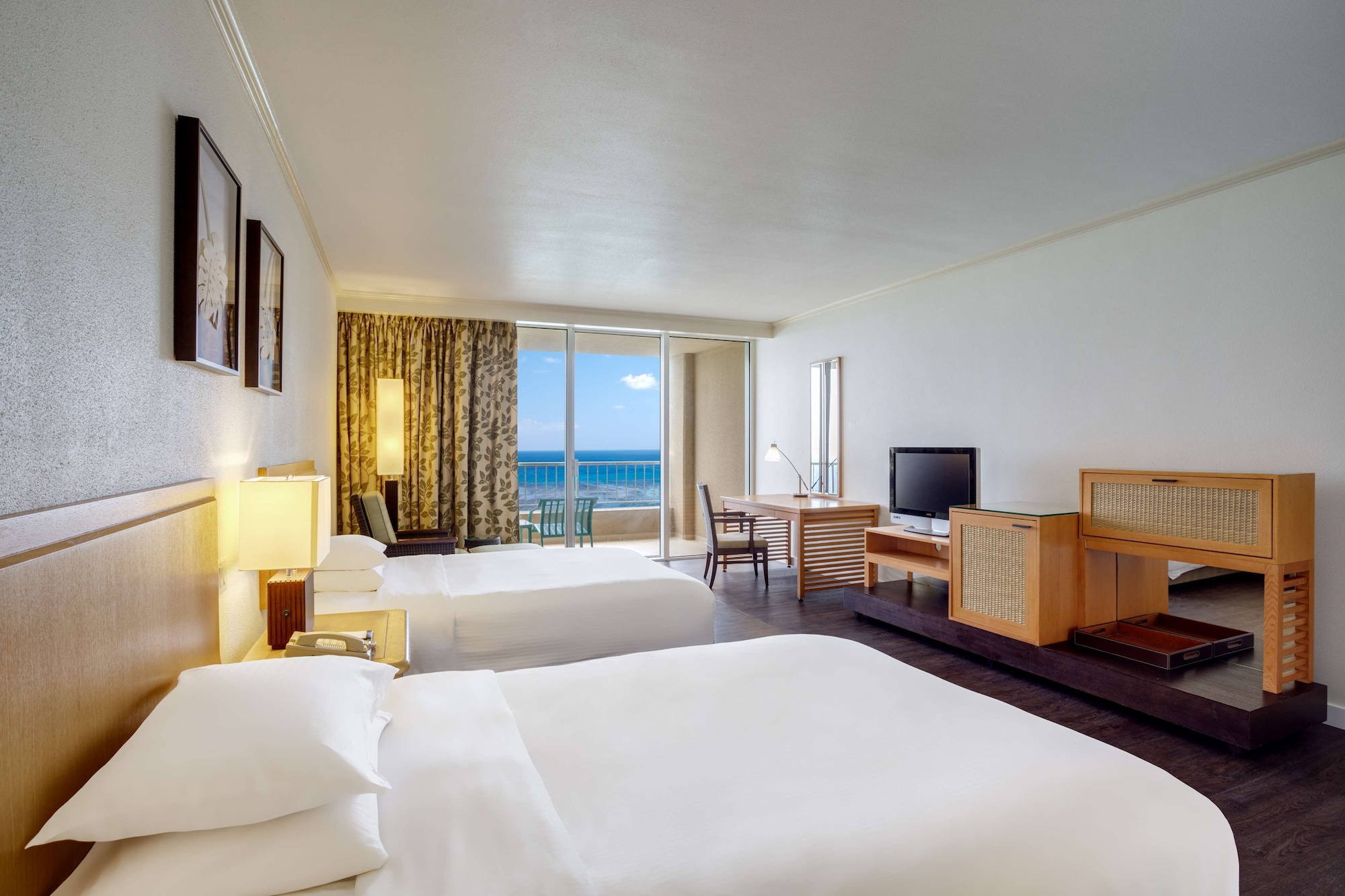 Room, 2 Double Beds, Ocean Front