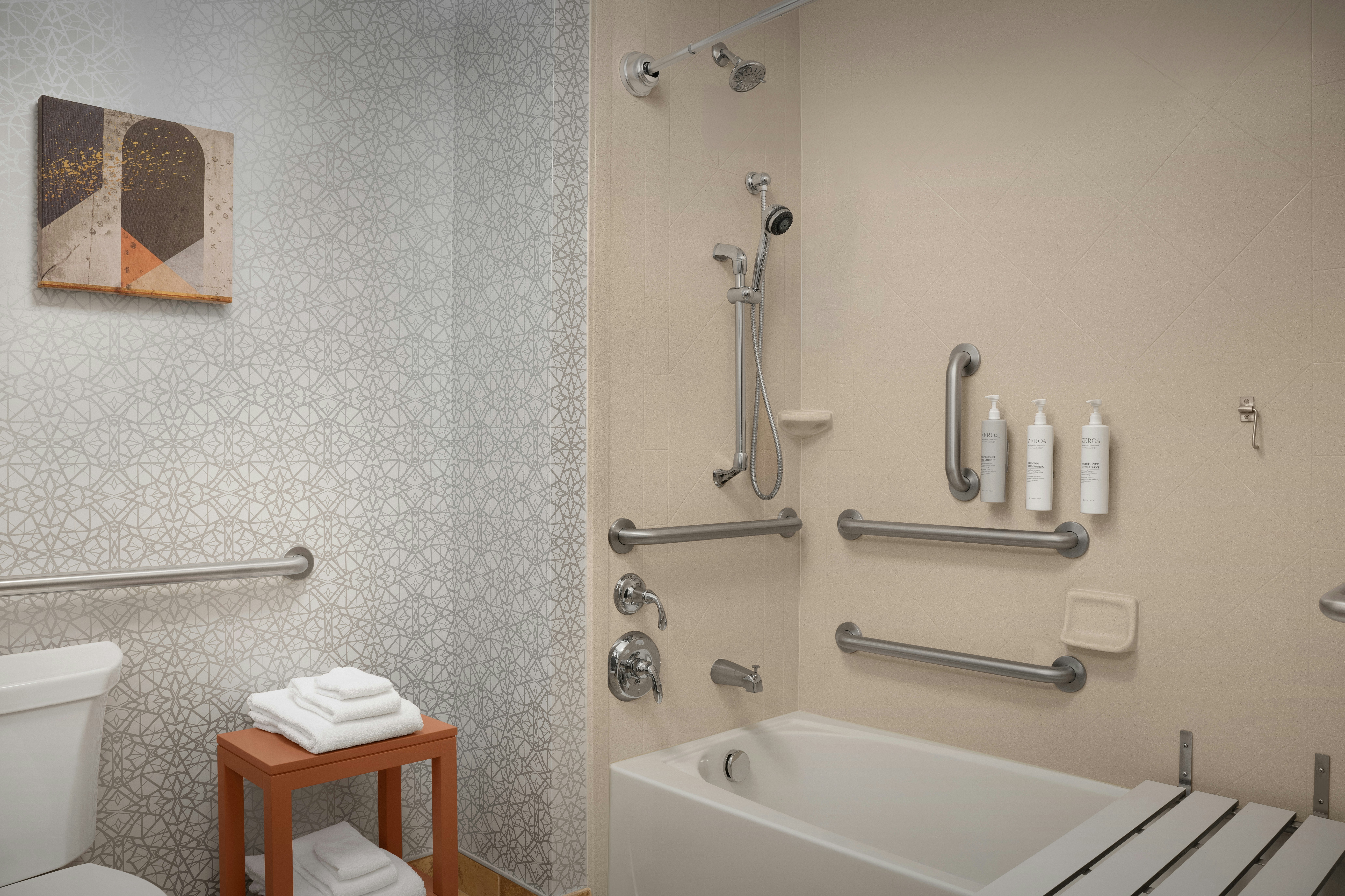 غرفة بسريرين كوين لذوي الإعاقة، Hampton Inn & Suites Williston 4/4