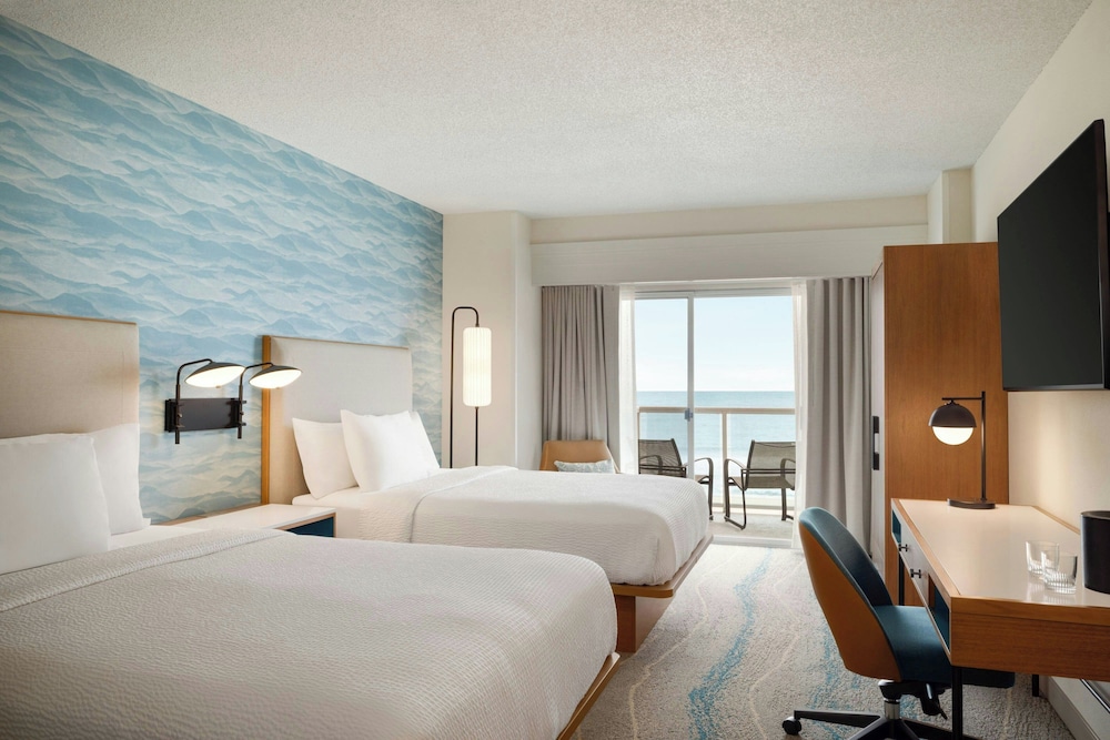 Room, 2 Queen Beds, Ocean Front, Balcony