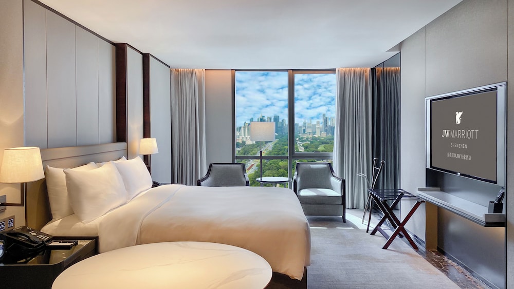 غرفة ديلوكس بسرير كينج، Jw Marriott Hotel Shenzhen 3/7