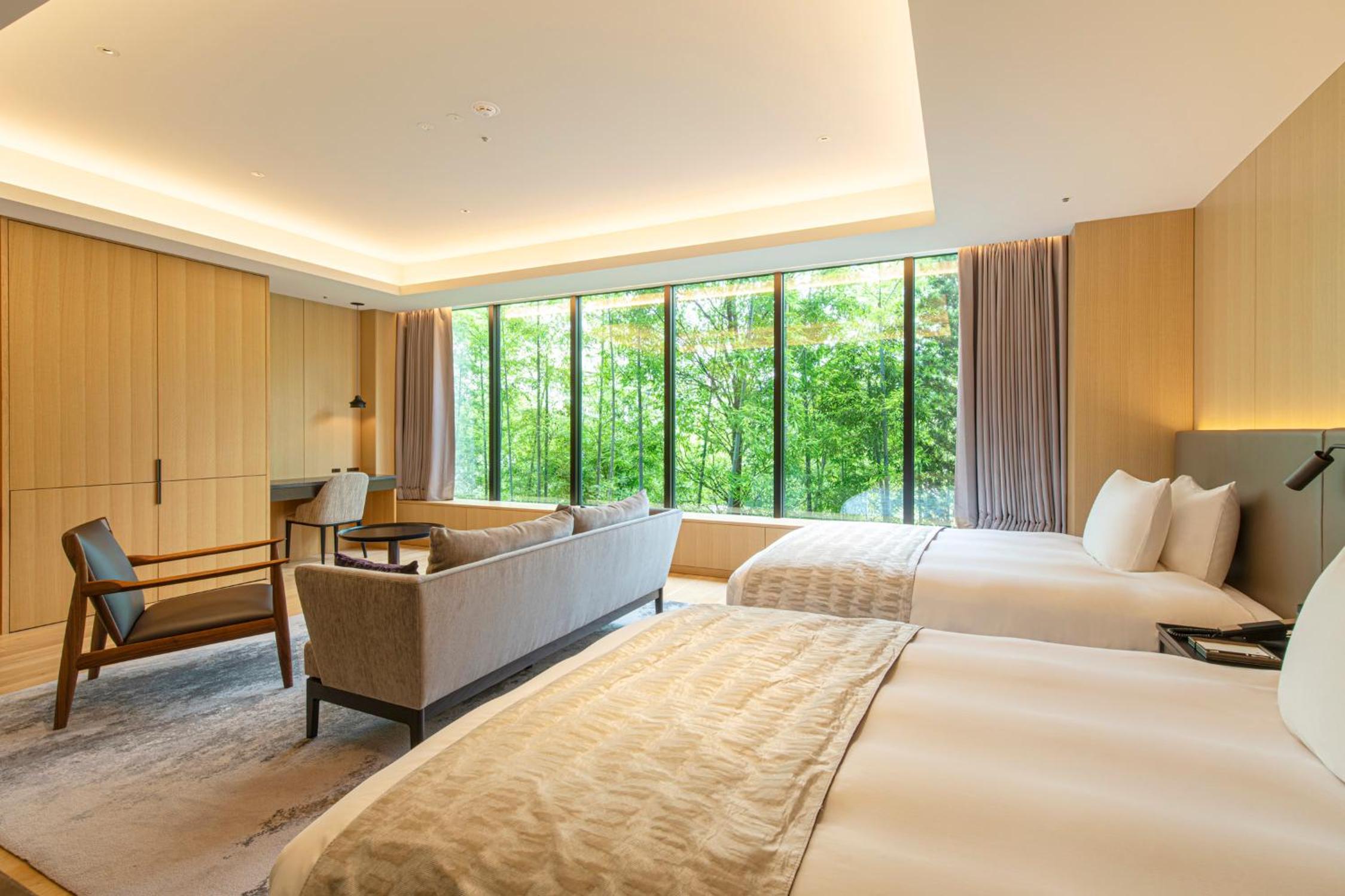 غرفة ديلوكس بسريرين منفصلين مع دخول الصالة، The Hotel Seiryu Kyoto Kiyomizu 5/8