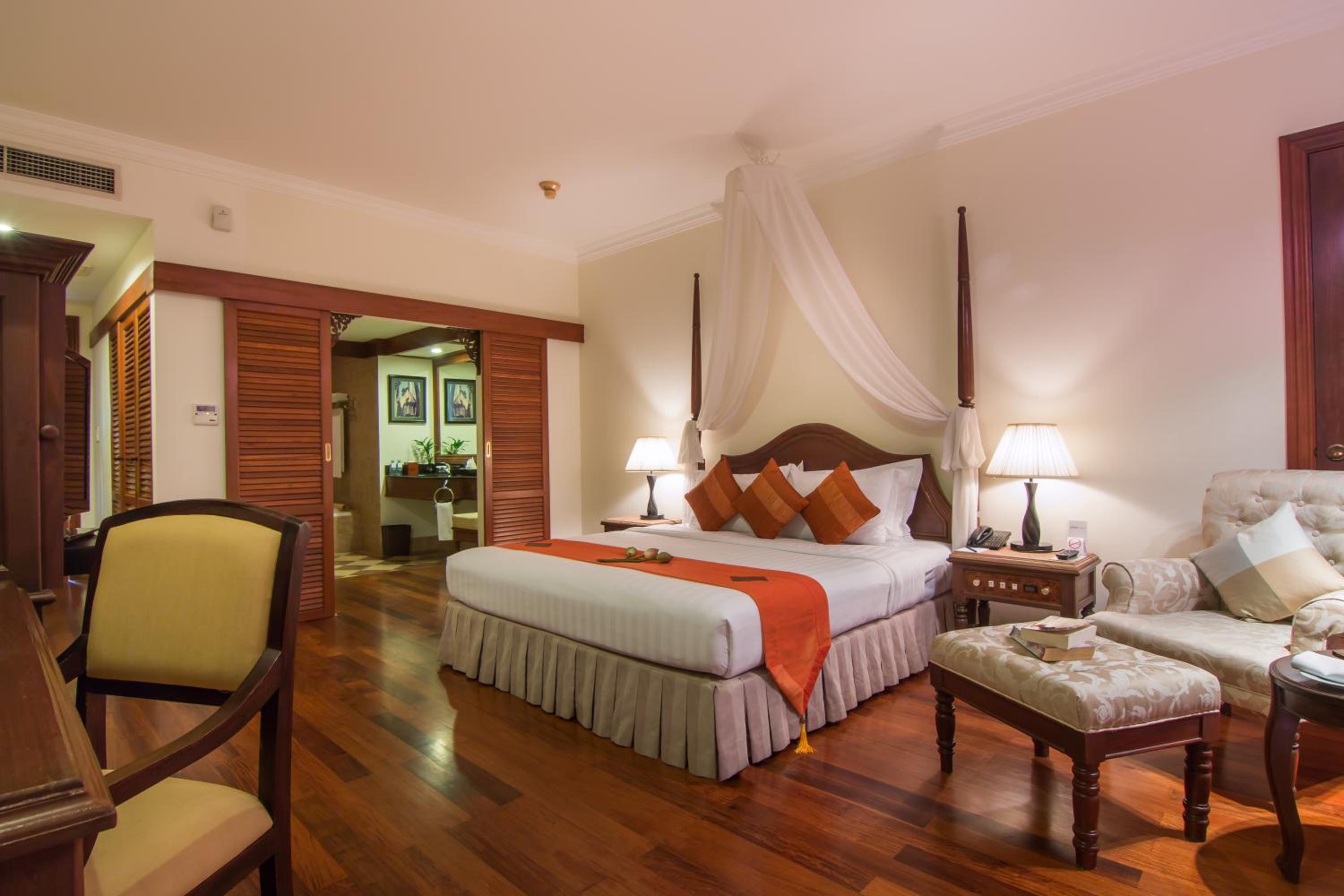غرفة ديلوكس بإطلالة على الحديقة، PALACE RESIDENCE & VILLA SIEM REAP 7/10