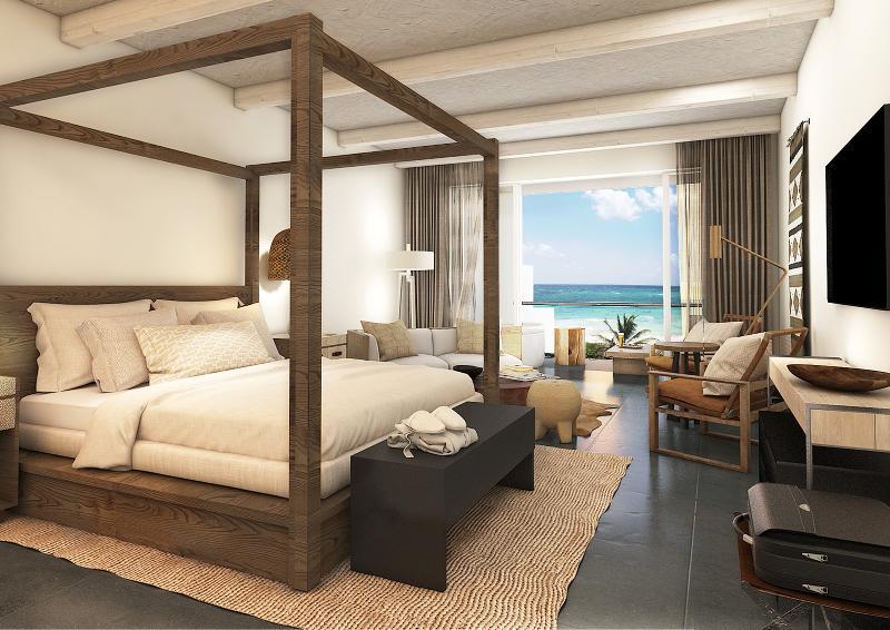 Alcoba, Quadruple, Double Bed, Ocean View