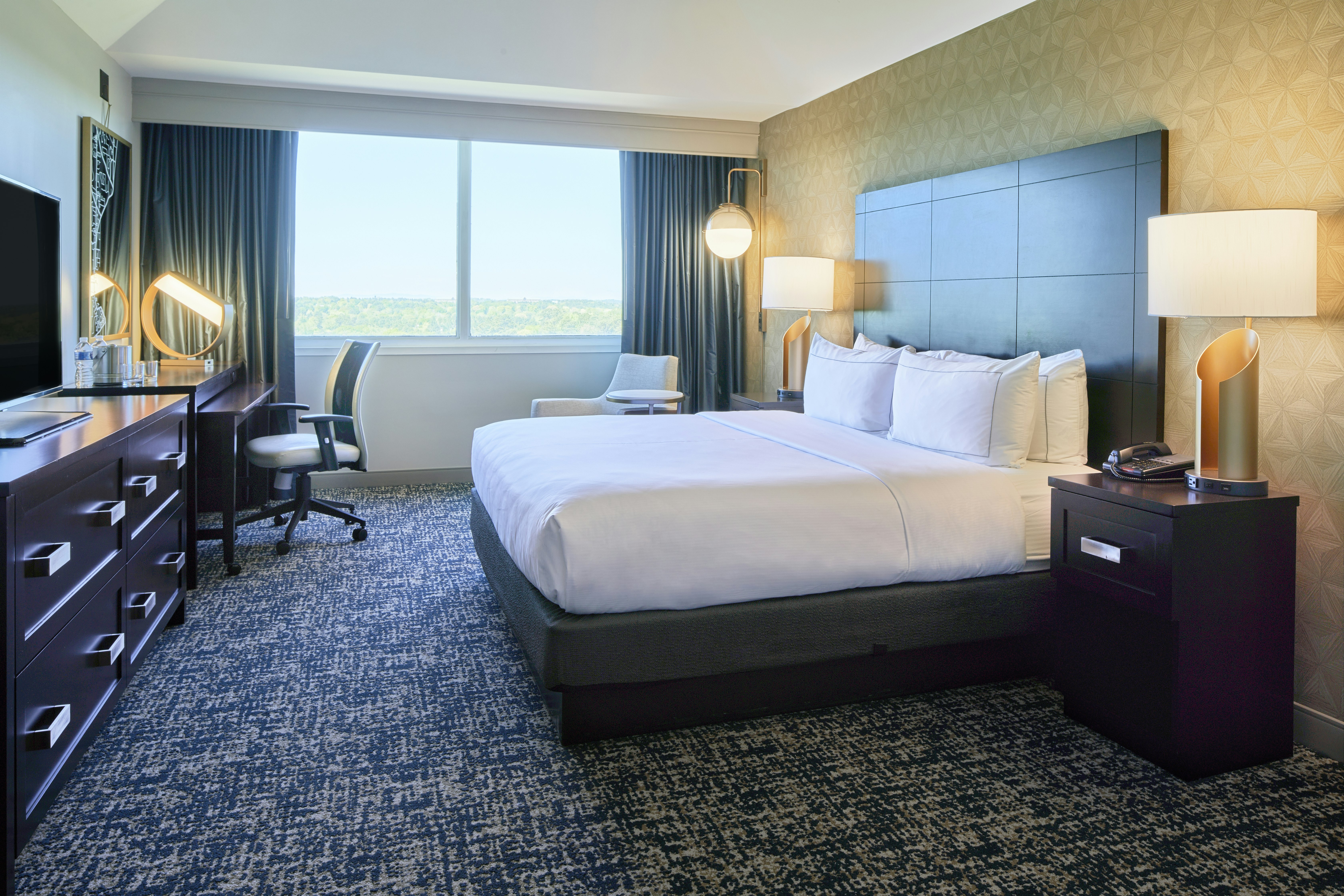 Room, King Bed, Partial Mountain View