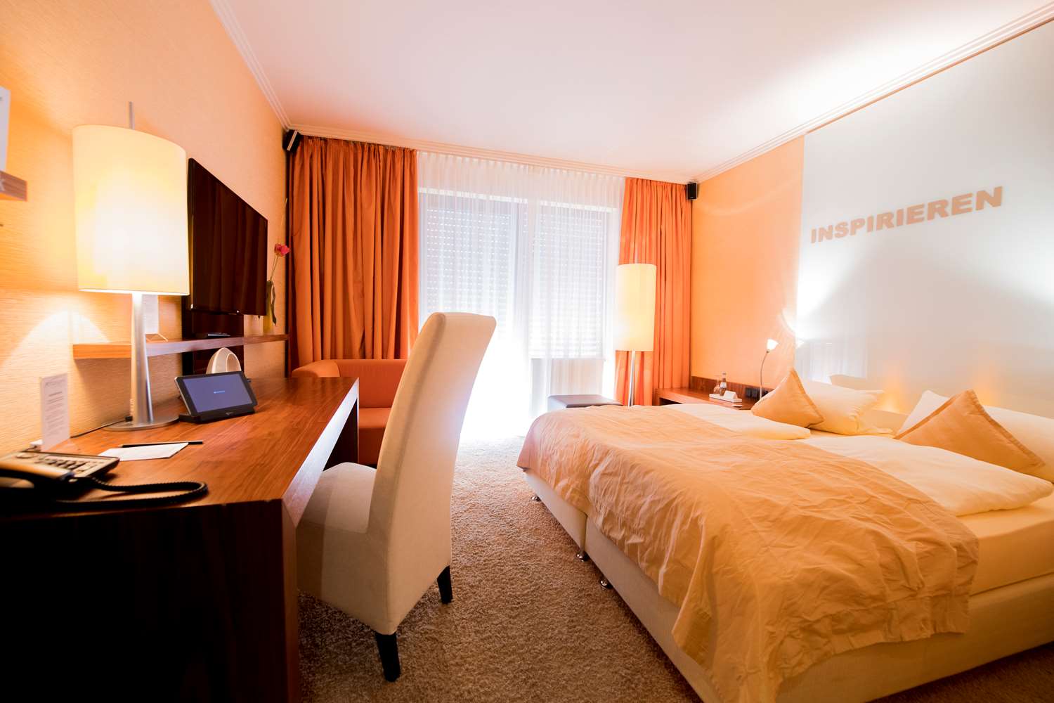 غرفة سوبيريور بسرير مزدوج بشرفة، Atrium Hotel Mainz, WorldHotels Elite 2/3