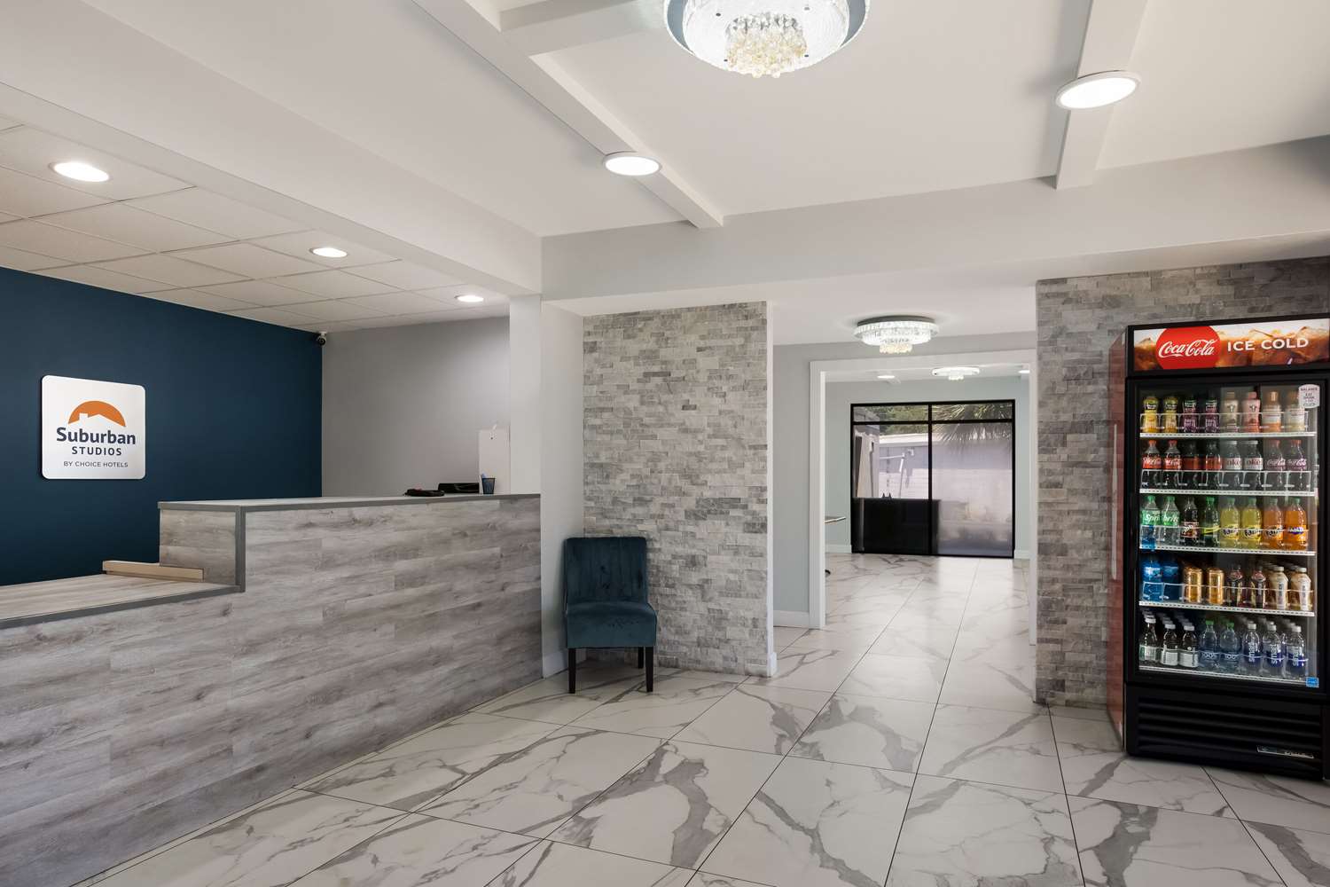 Lobby at Suburban Studios Hinesville - Fort Stewart Area, HINESVILLE - GA