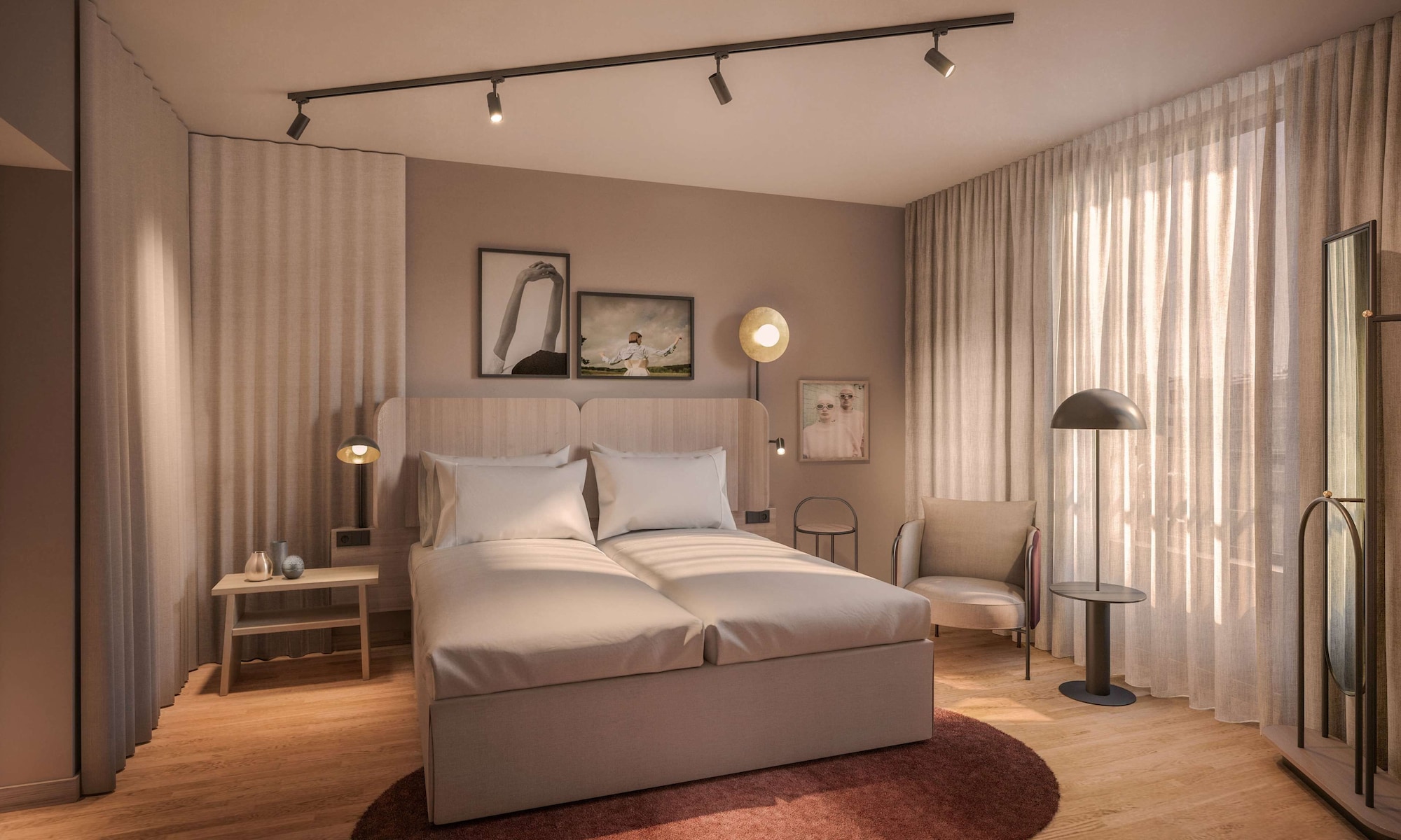 Standard, Twin Beds