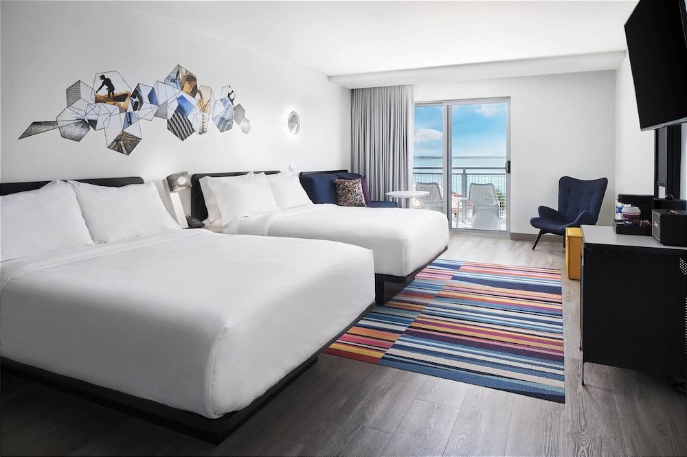 Room, 2 Queen Beds, Water Front, Sofa, Balcony