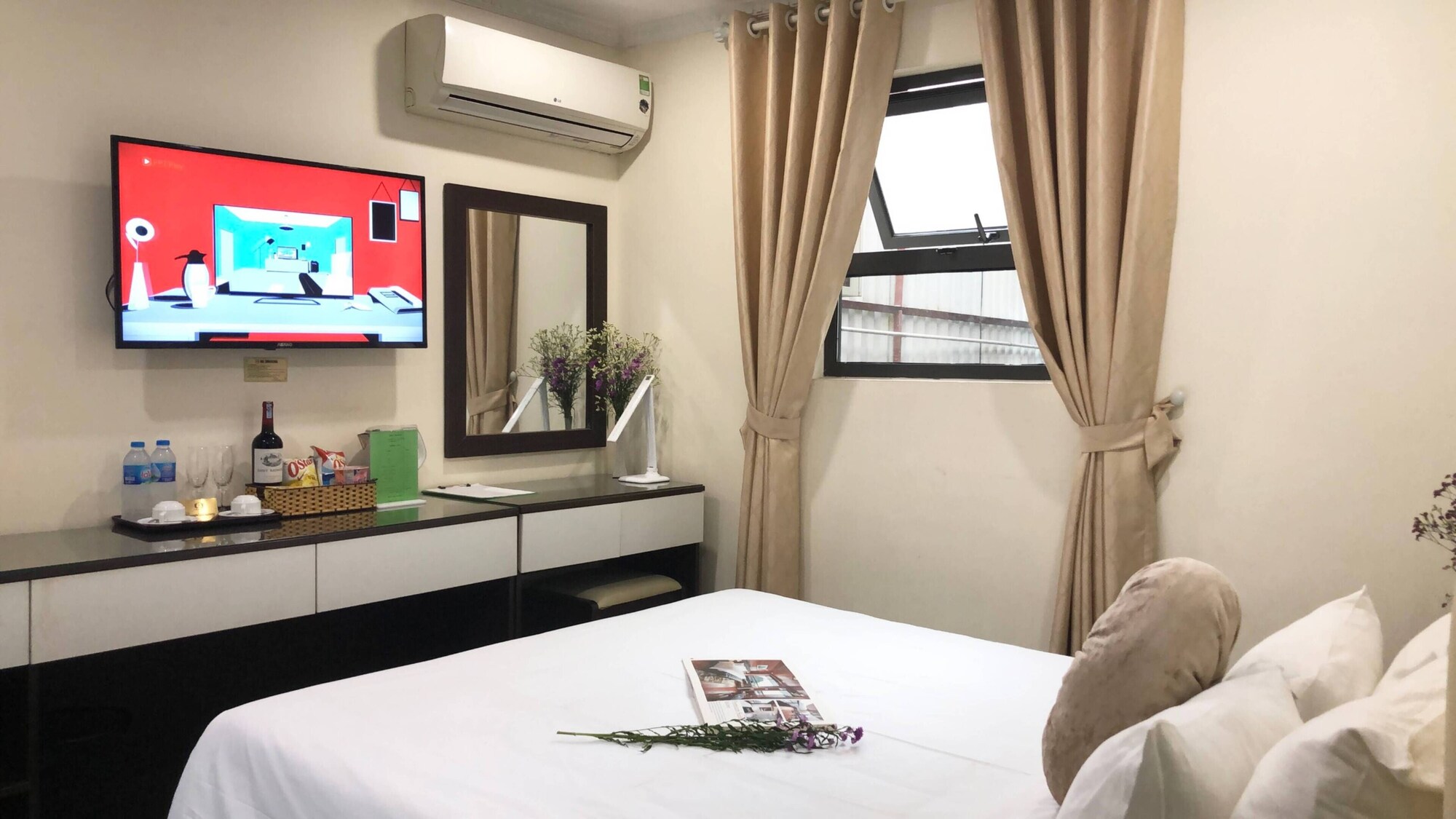 غرفة سوبيريور بسرير كوين، Hanoi Elpis Hotel 3/4