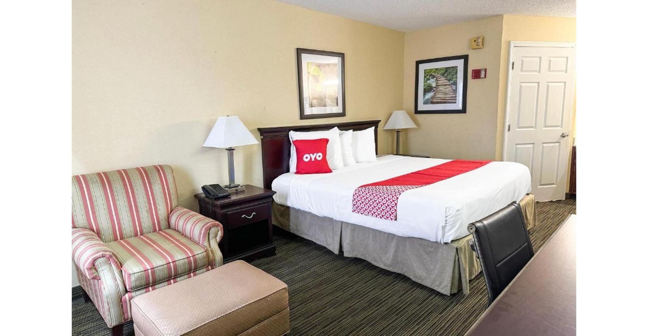 غرفة بسرير كينج لذوي الإعاقة، Bonita Lakes Inn by Capital O Meridian I20 4/7