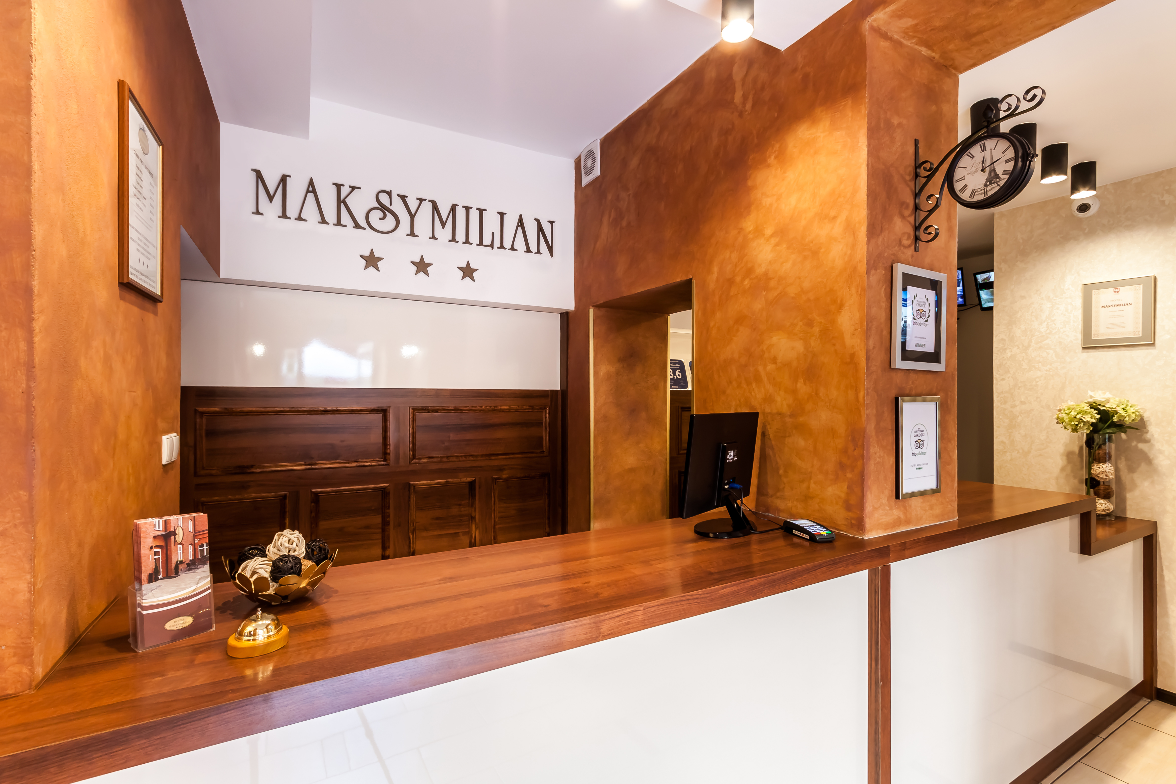 Lobby at Maksymilian Hotel, KRAKOW