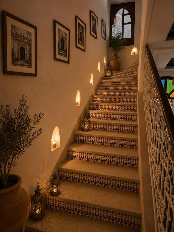 Lobby at Riad Elbarodienne & SPA, MARRAKECH