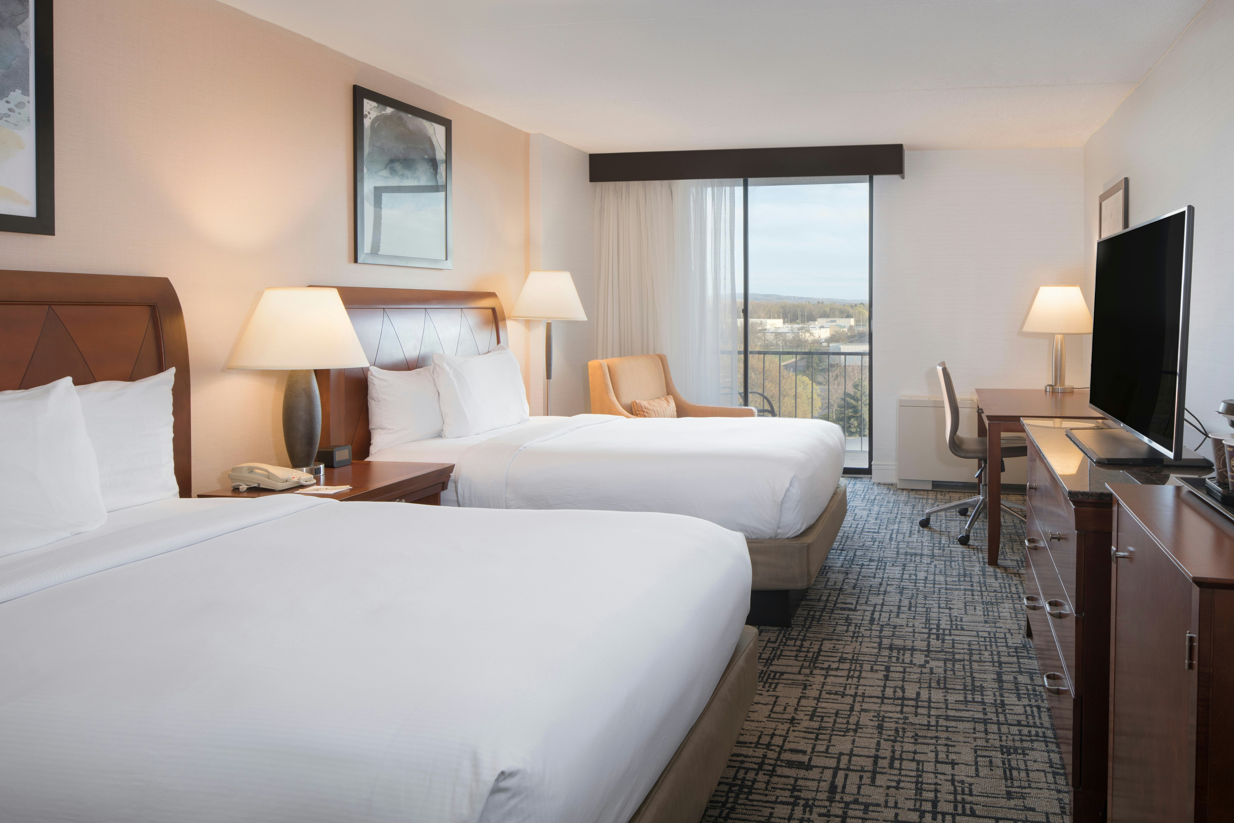 Room, 2 Double Beds, Balcony