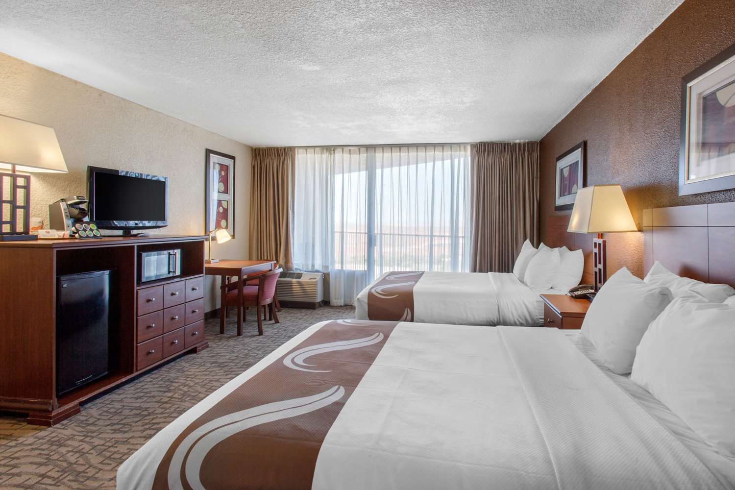 غرفة بسريرين كوين، Scenic View Inn - Lake Powell - Page AZ 3/3