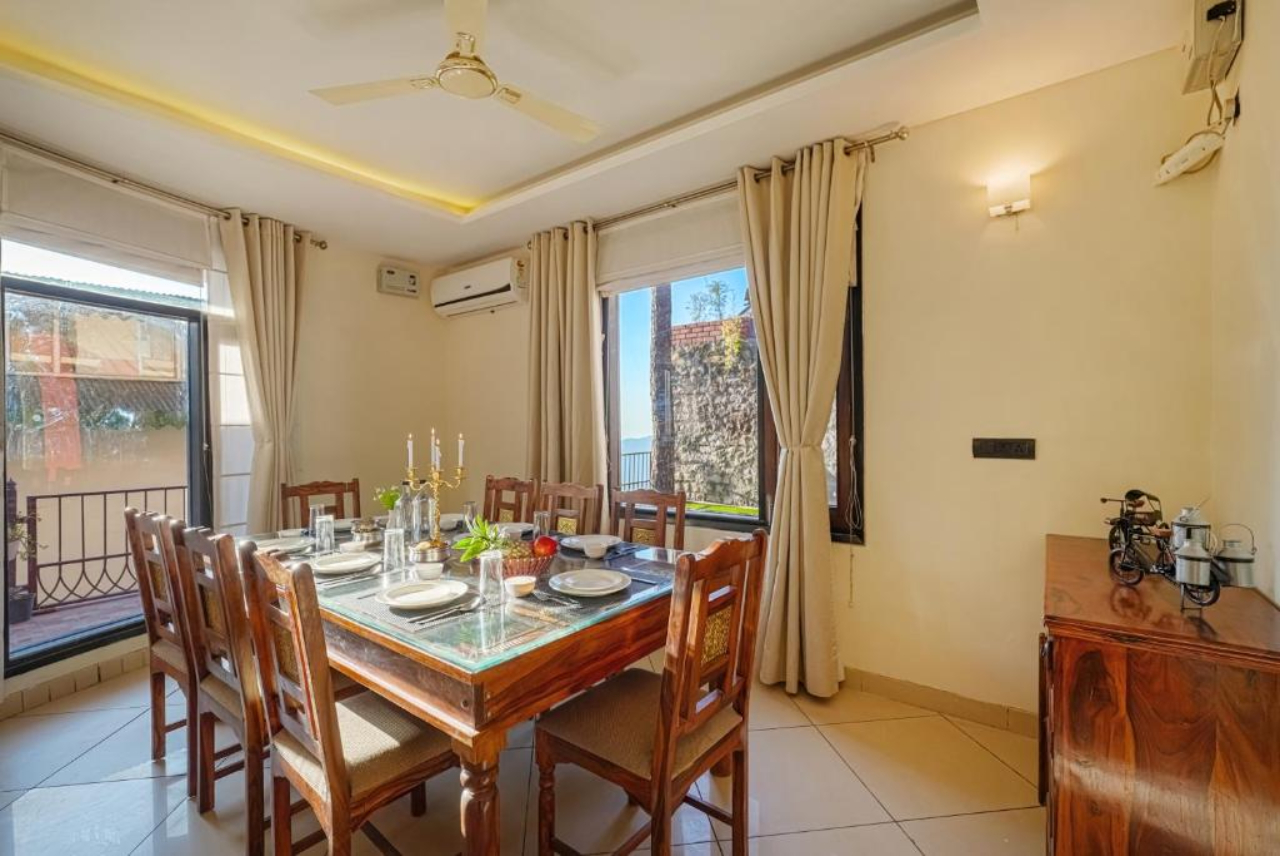Alaya Stays 3BHK Golden Meadow Hillside Retreat with Outdoor Lounge 8/17