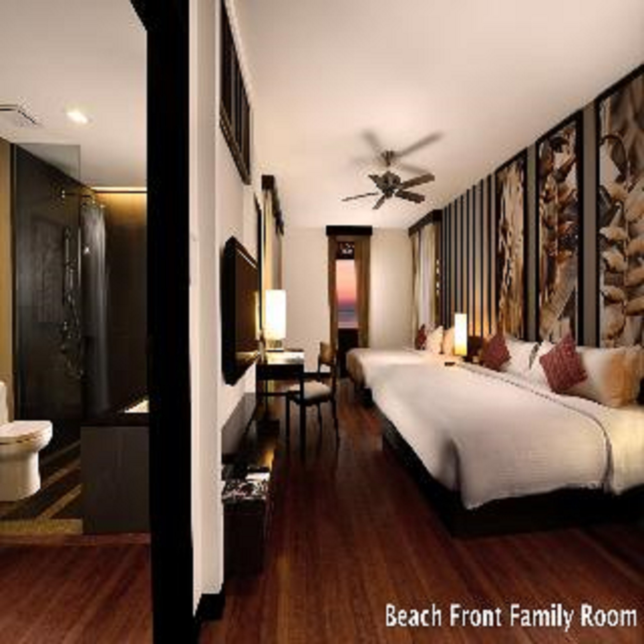 غرفة عائلية بإطلالة على الحديقة، Pelangi Beach Resort and Spa 2/3