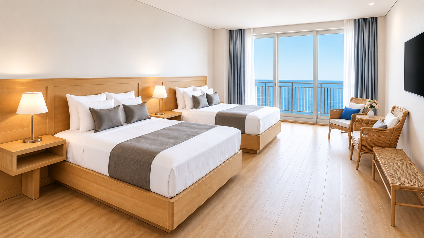 Deluxe, Family, Double Bed