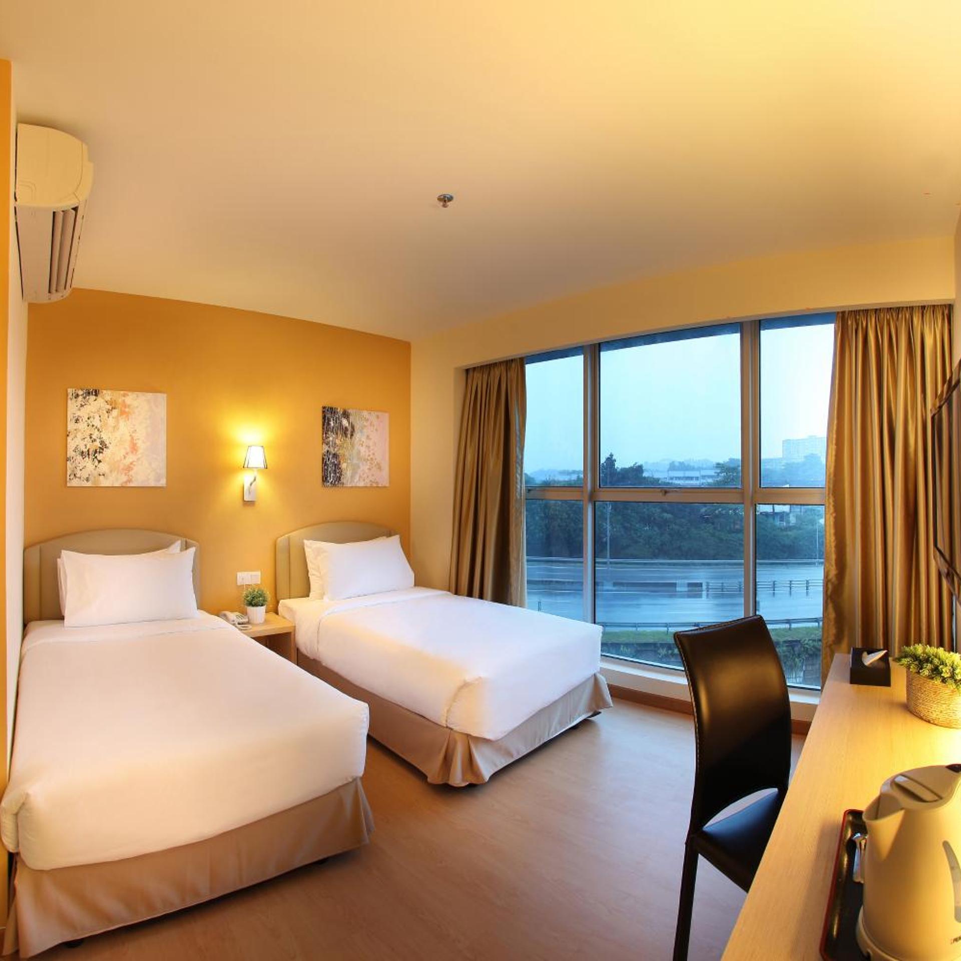 غرفة ديلوكس بسرير مزدوج أو سريرين منفصلين، Hotel MinCott 3/7